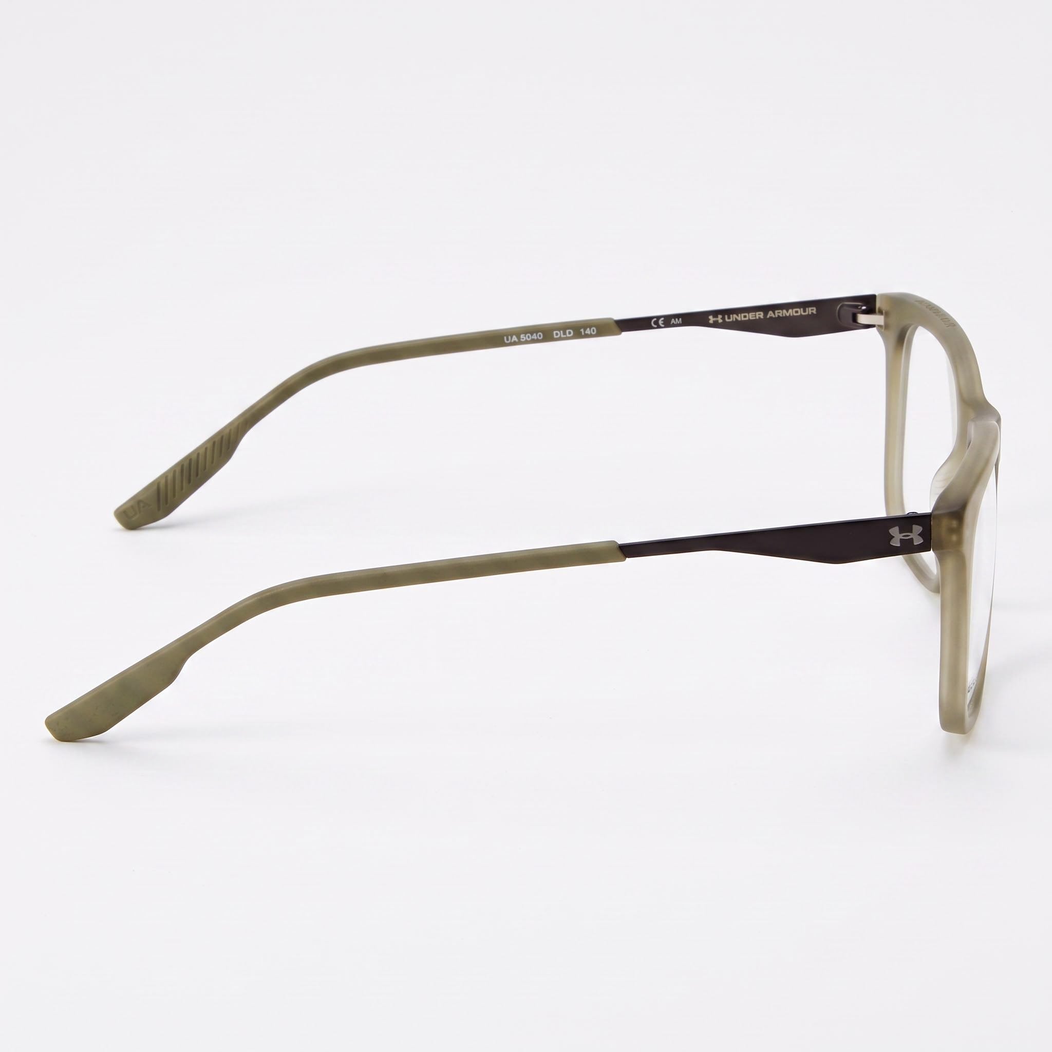 Under Armour 5040 Eu Unisex Eyewear with Acetate Frame and Polycarbonate Lenses in Matte Green, Size 52mm, Photo 3