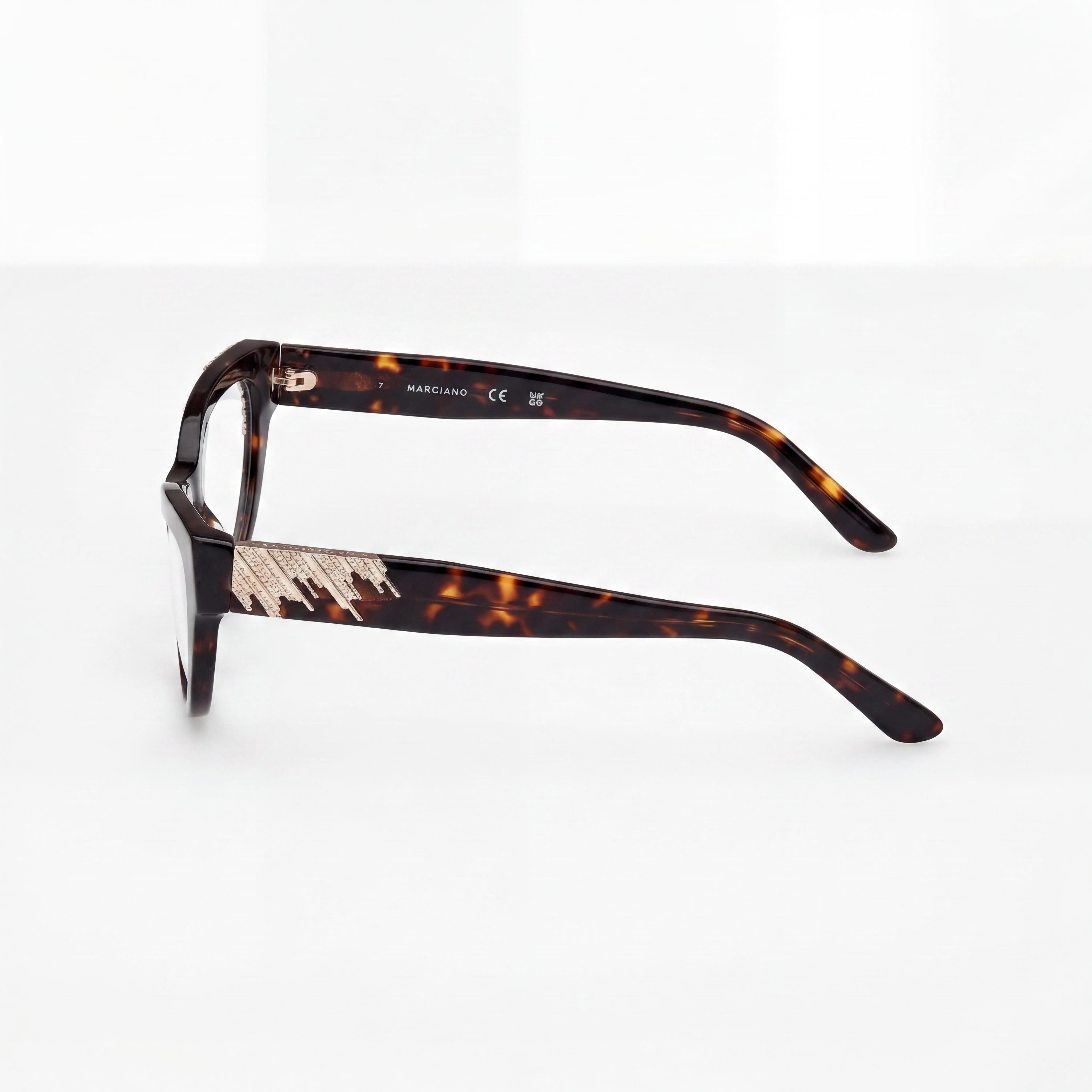 Gafas Rectangulares de Hombre Guess Gm50036 Dark Havana, Plástico 52mm, Photo 3