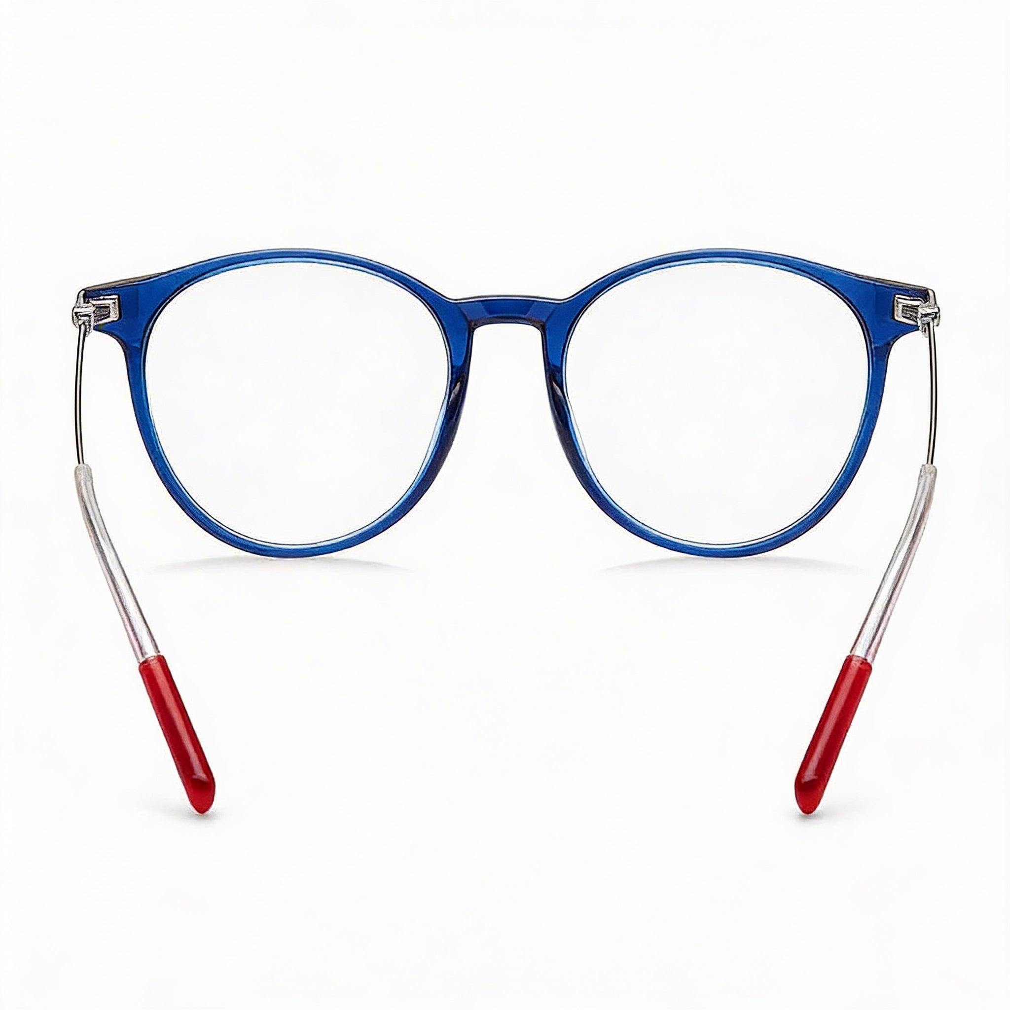 Tommy Hilfiger Modern Men's Eyeglasses with Injected Frame and Polycarbonate Non-polarised Blue Lenses 49mm, Photo 4