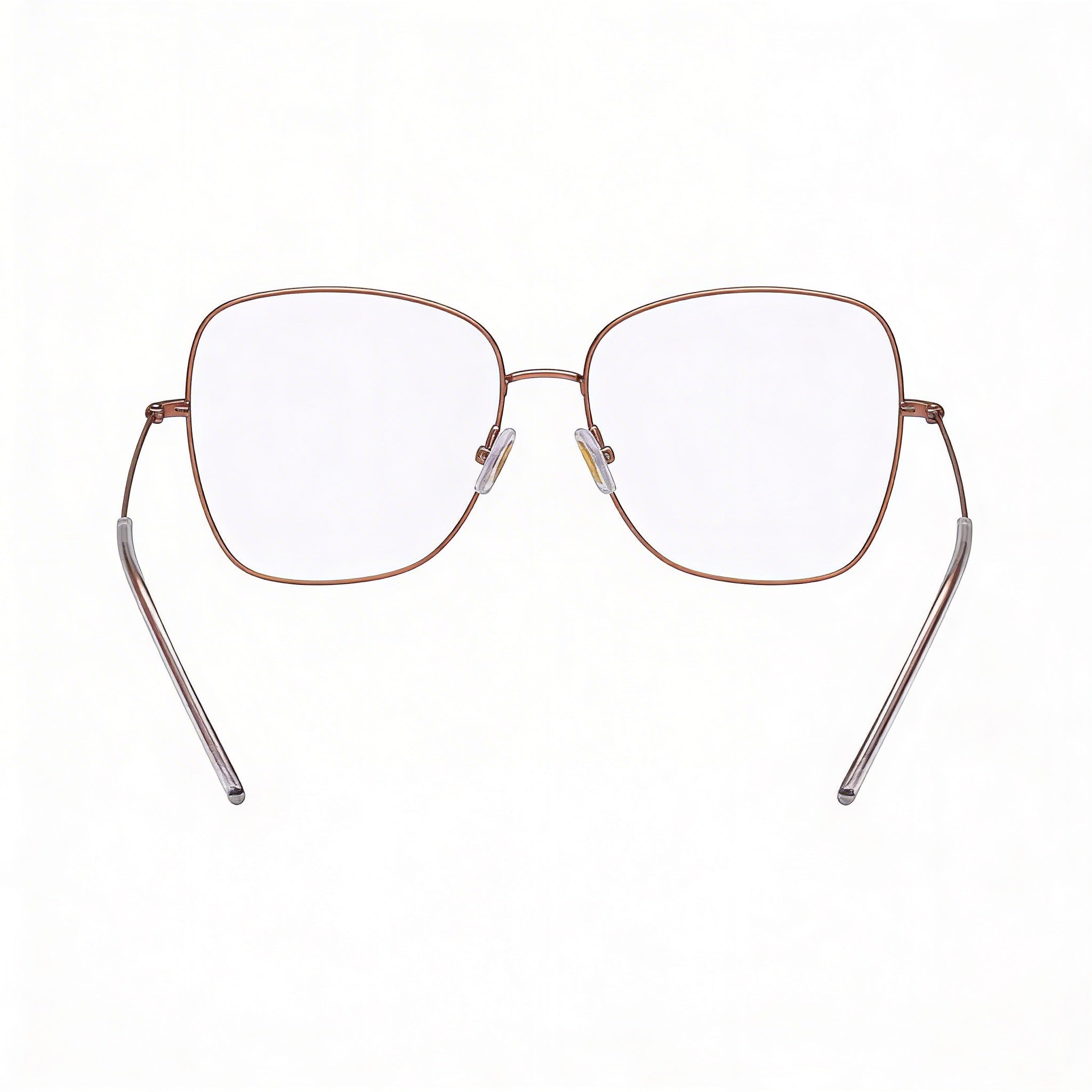 Hugo Boss Boss 1214 Women's Titanium Eyeglasses with Gold Copper Frame and non- Metallic Red Gold Lenses 55mm, Photo 2