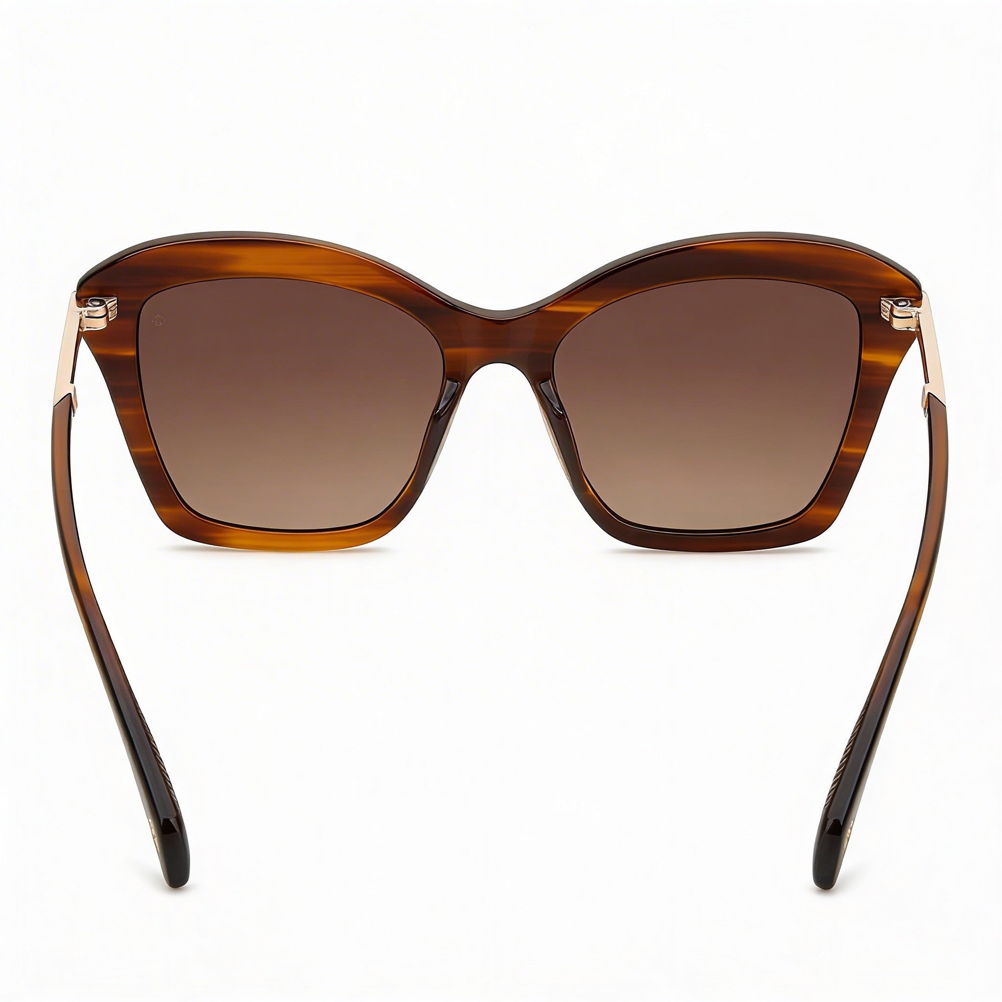 Rag & Bone Modern Heritage Women's Acetate Brown Horn UV Protected Sunglasses 53mm, Photo 3
