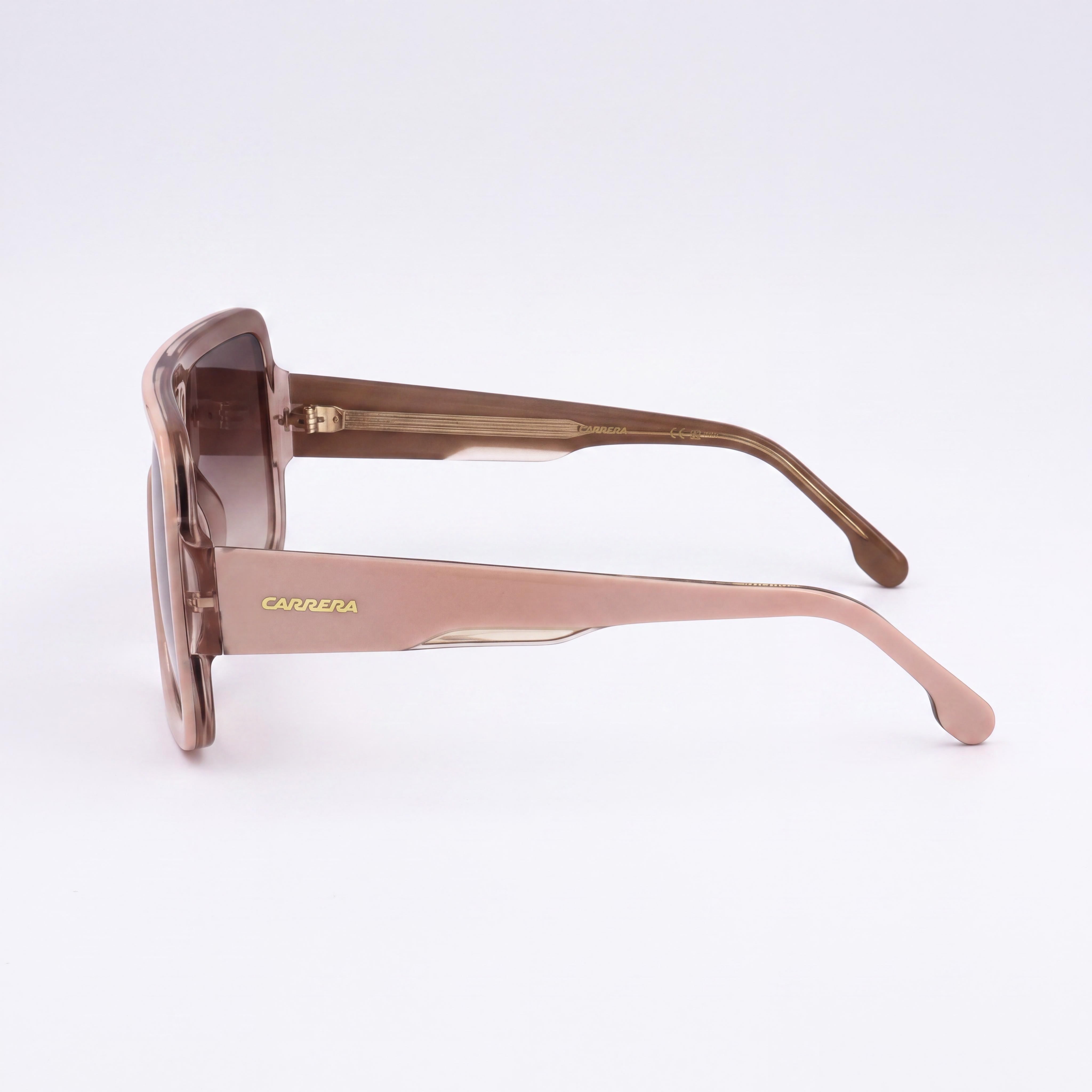 Carrera Classic Women's Acetate Beige Brown Shaded Frame Gradient Brown Lens 62mm Sunglasses, Photo 3