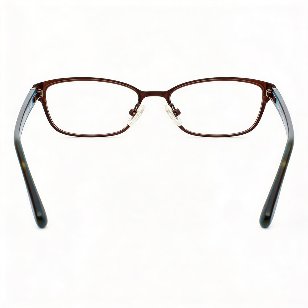 GUESS Gu2515 Women's Eyeglass Frames in Matte Dark Brown Composite, Full Rim Style, 50mm Lens