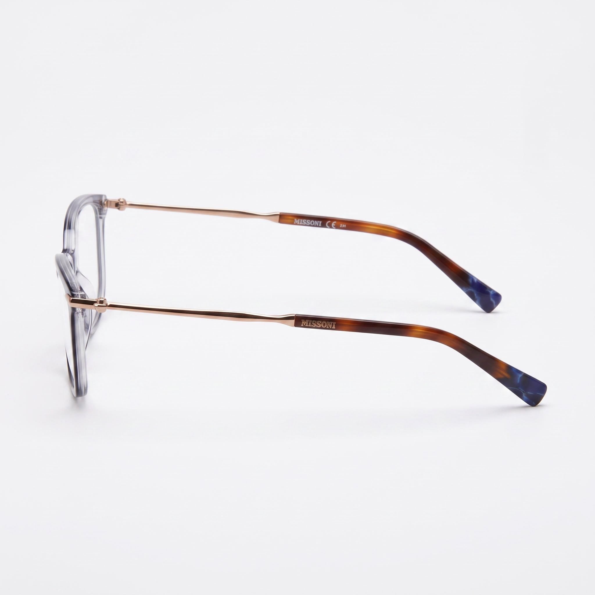 M Missoni Mis 0058 Women's Eyewear with Acetate Havana Frame and Havana Polycarbonate Lenses (53-15-140), Photo 3