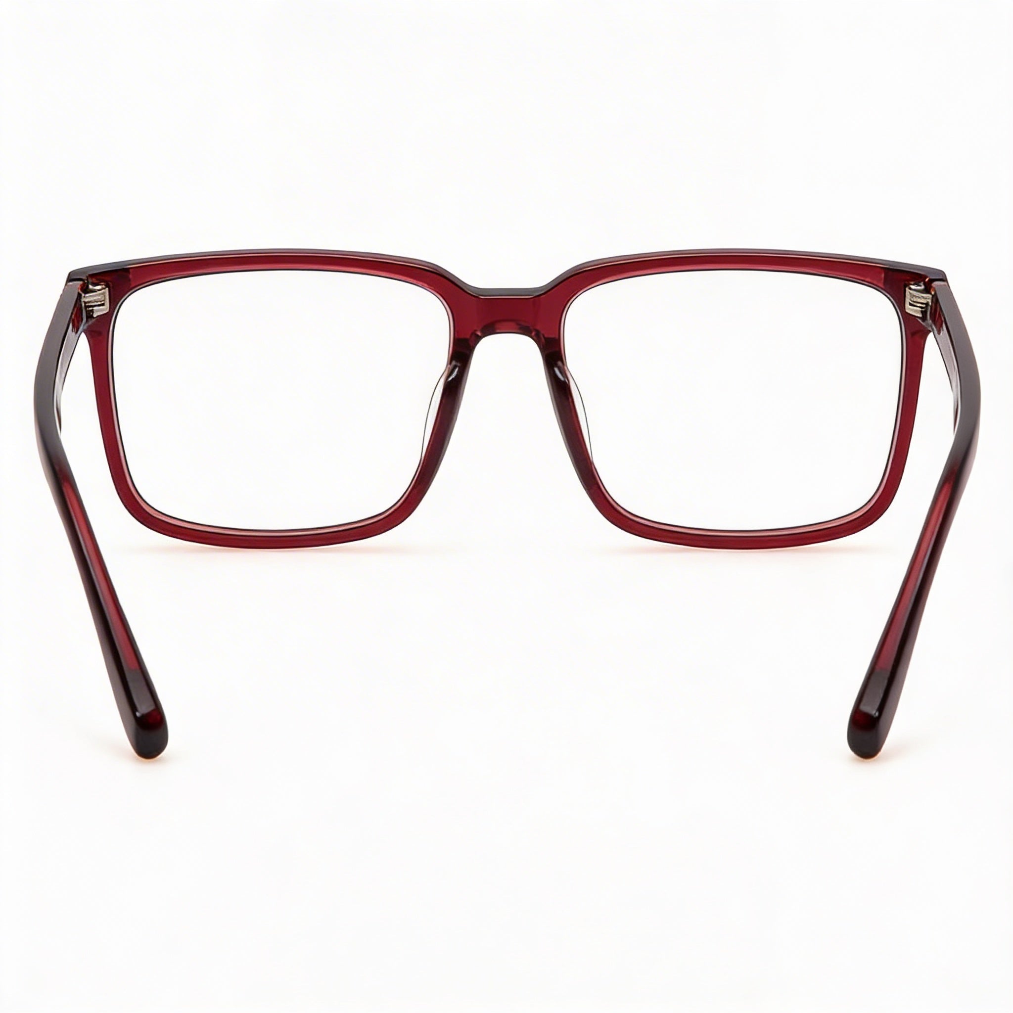 Gafas Police Casual para hombre: gafas ópticas con montura de acetato, color fucsia brillante multicapa, ancho de lente: 57 mm, Photo 3