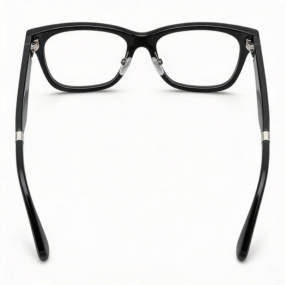 Gafas de sol Calvin Klein CK23512 Cat Eye para mujer, montura completa de acetato negro, 52 mm