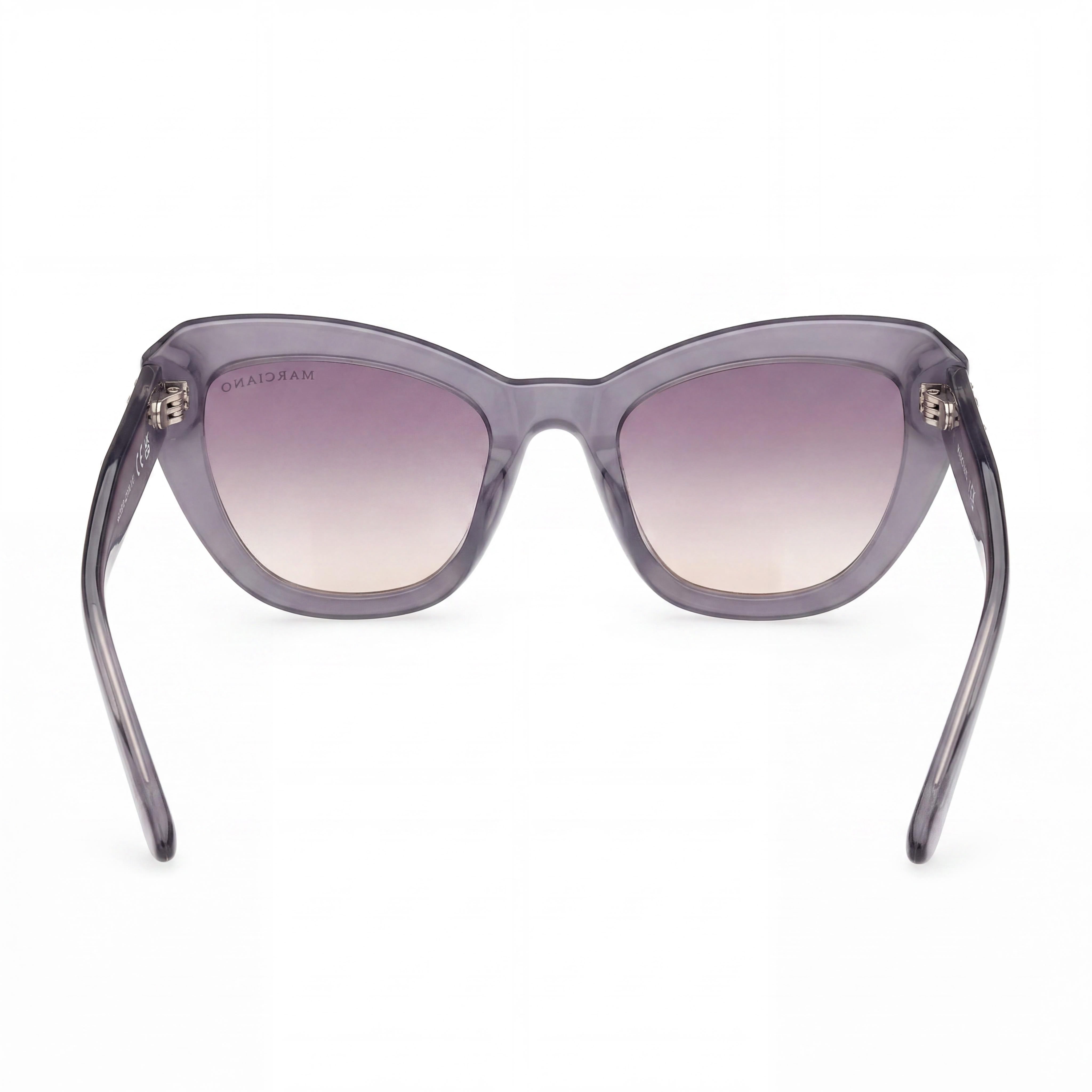 GUESS by Marciano Gm00016 Women's Shiny Grey Plastic Frame Non-Polarized Eyewear 53-22-140, Photo 3
