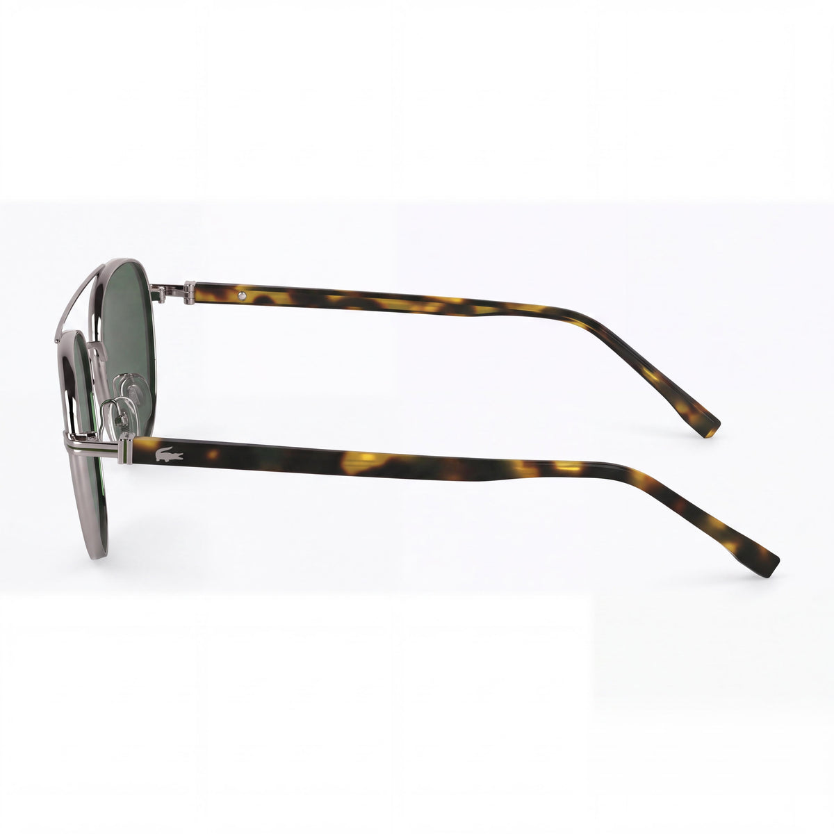 Lacoste L271s N Men's Classic Style Eyeglasses Featuring a Gunmetal Metal Frame, 54mm Lens Width, Photo 3
