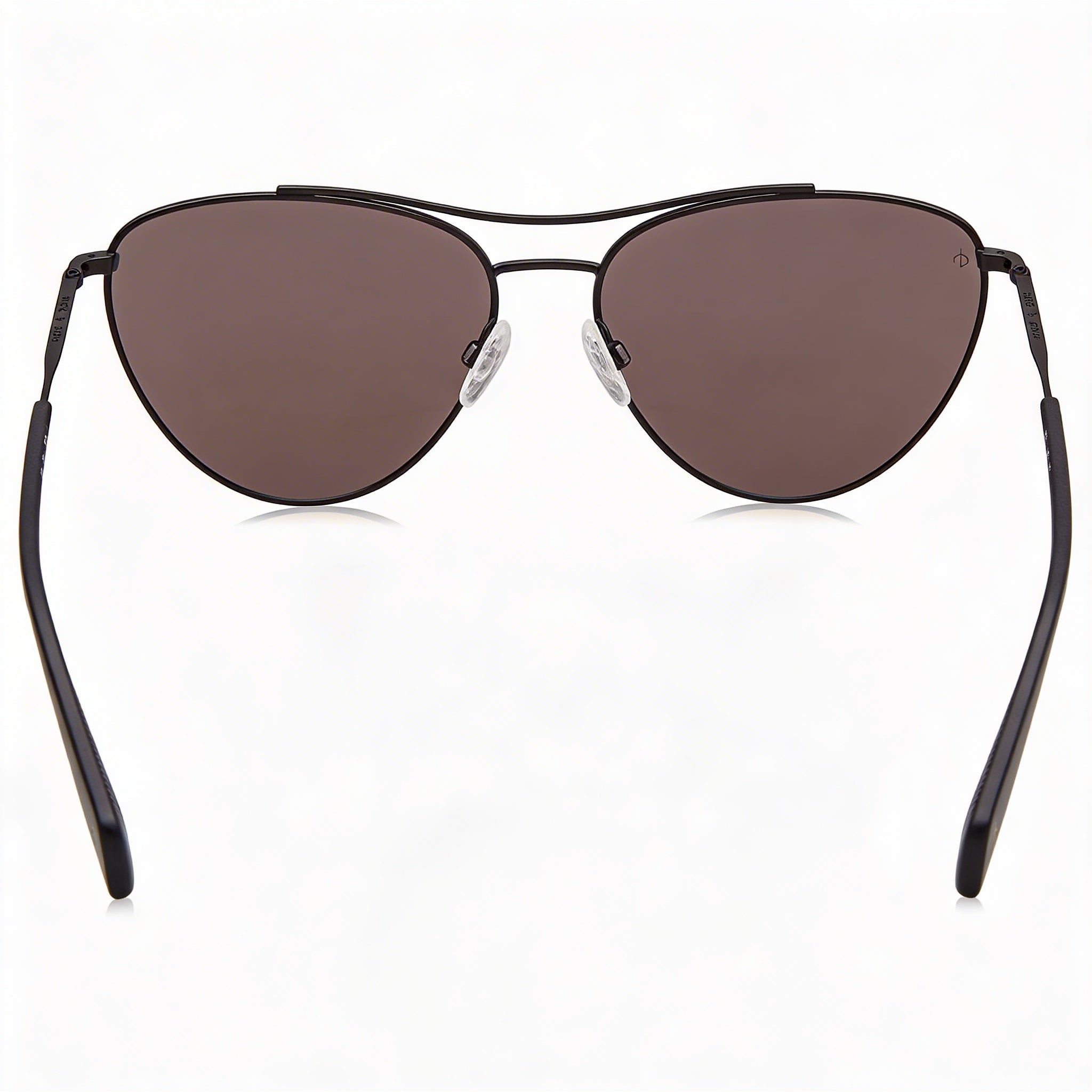 rag & bone Gafas de Sol Casual Pilot de Acero Inoxidable Color Negro Mate Naranja Multicapa para Mujer 58-16-140, Photo 4