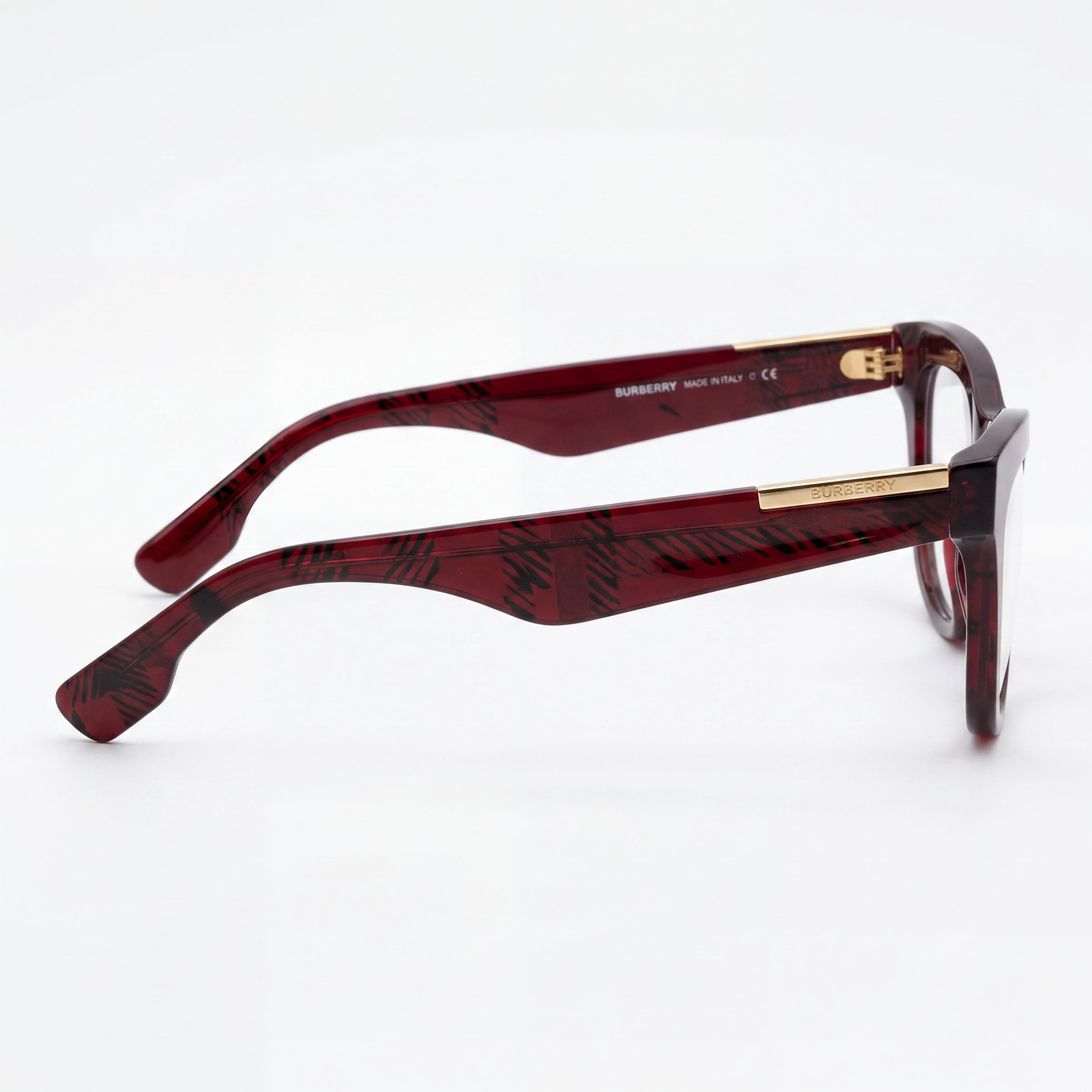Burberry 0BE2406U Women's Gold Acetate Frame Eyeglasses 50mm, Photo 2