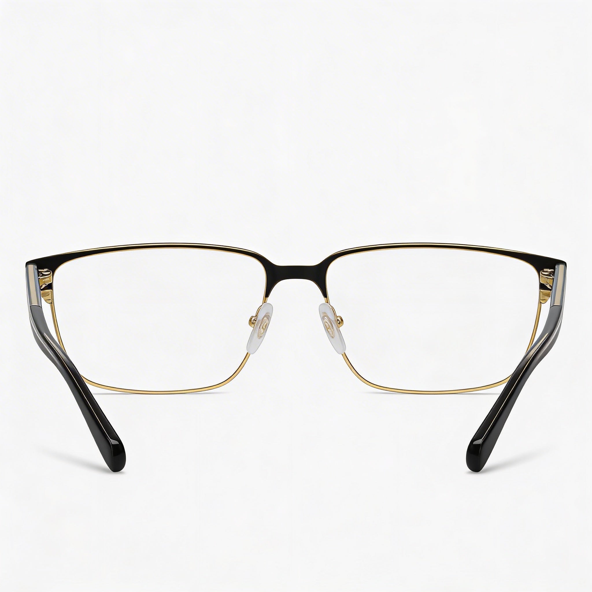 Gucci GG0383O-004 Men's Rectangle Full Rim Plastic and Metal Eyeglasses Black, Gold, Green, Red 58mm, Photo 4