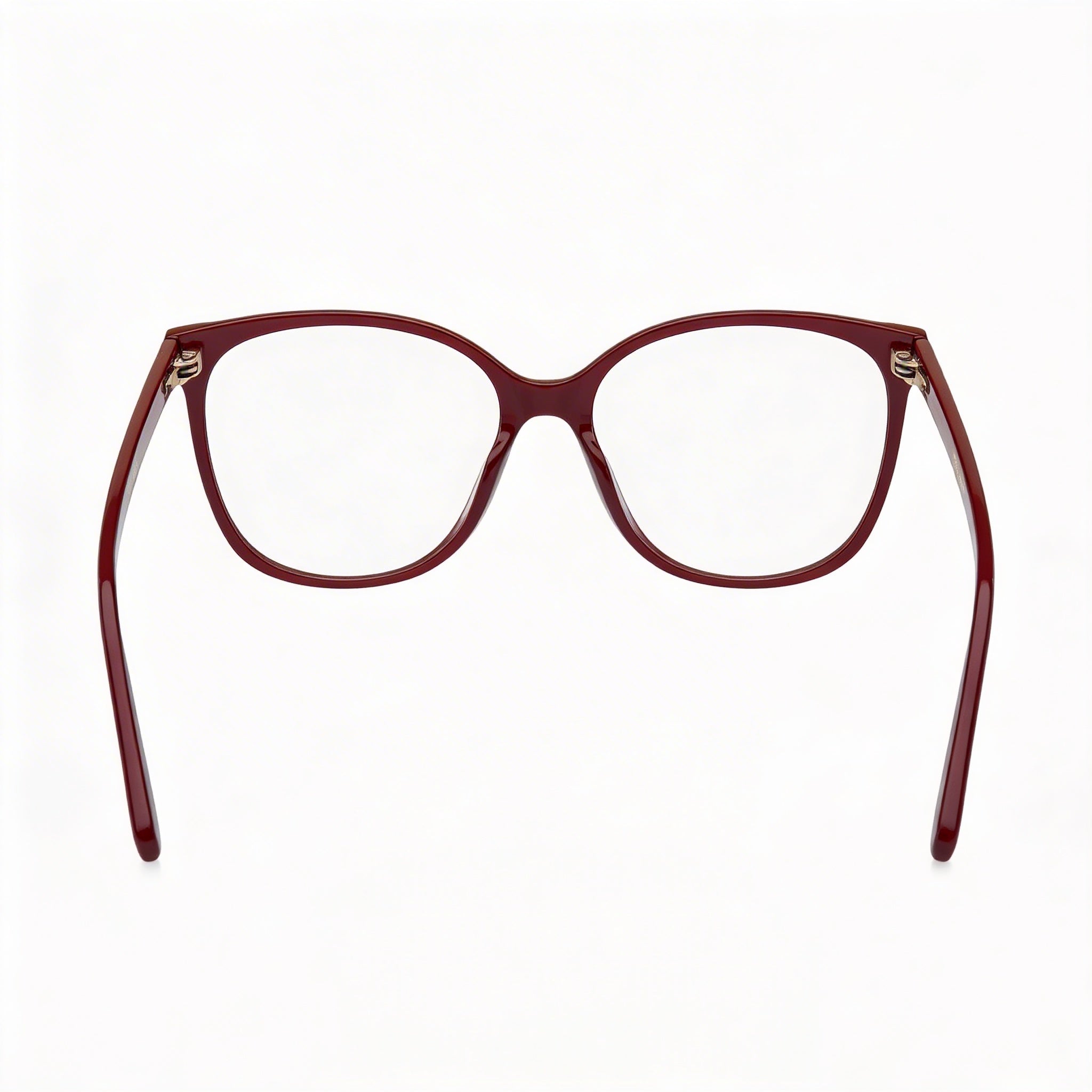 Marc Jacobs Women's Modern Collection Acetate Frame Eyewear with Non-Polarised Polycarbonate Lenses, Burgundy, 53mm, Photo 4