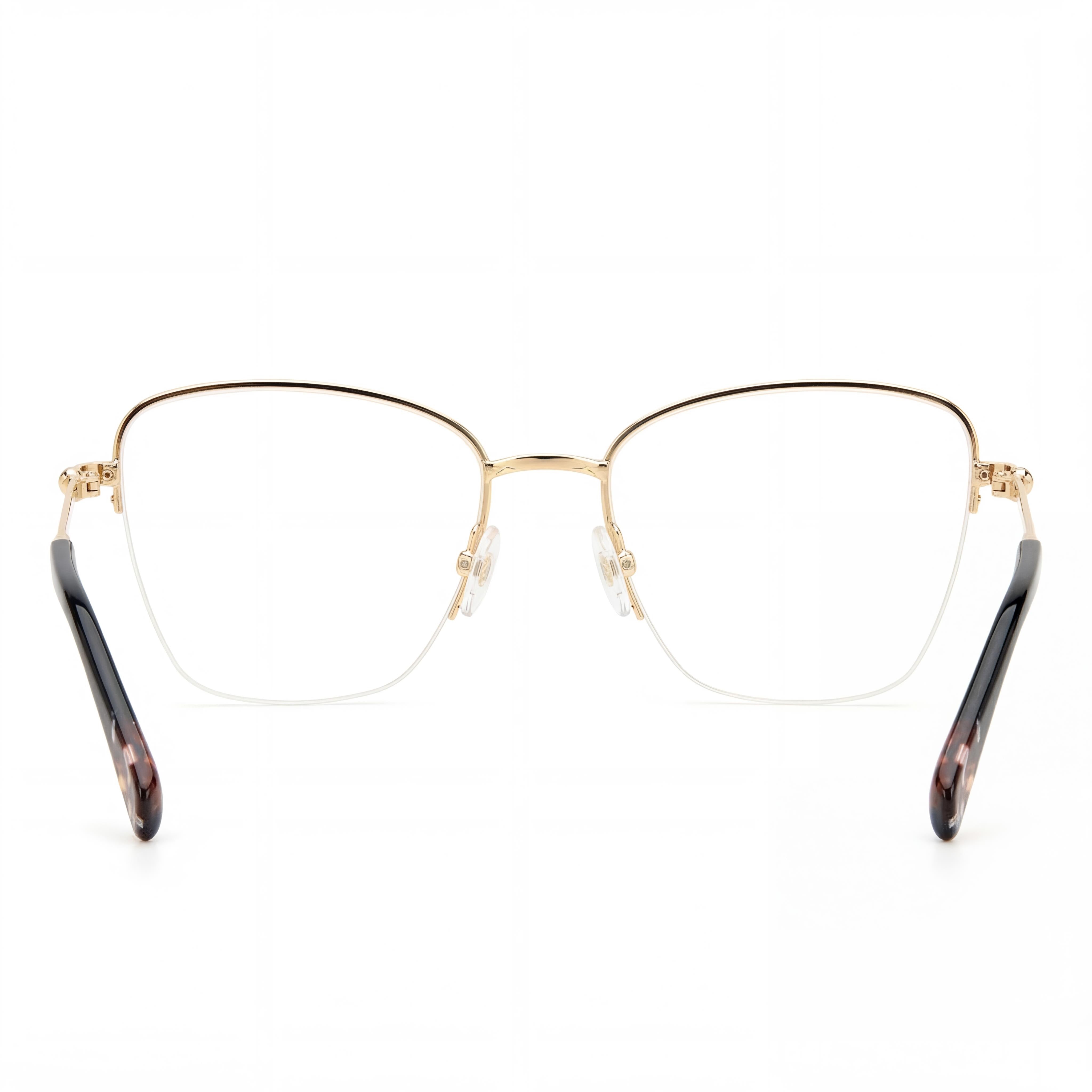 M Missoni Modern Women's Rose Gold Alloy Steel Frame, Rose Gold Polycarbonate Lens Eyeglasses, 53mm Lens, 18mm Bridge, 140mm Temple, Photo 4
