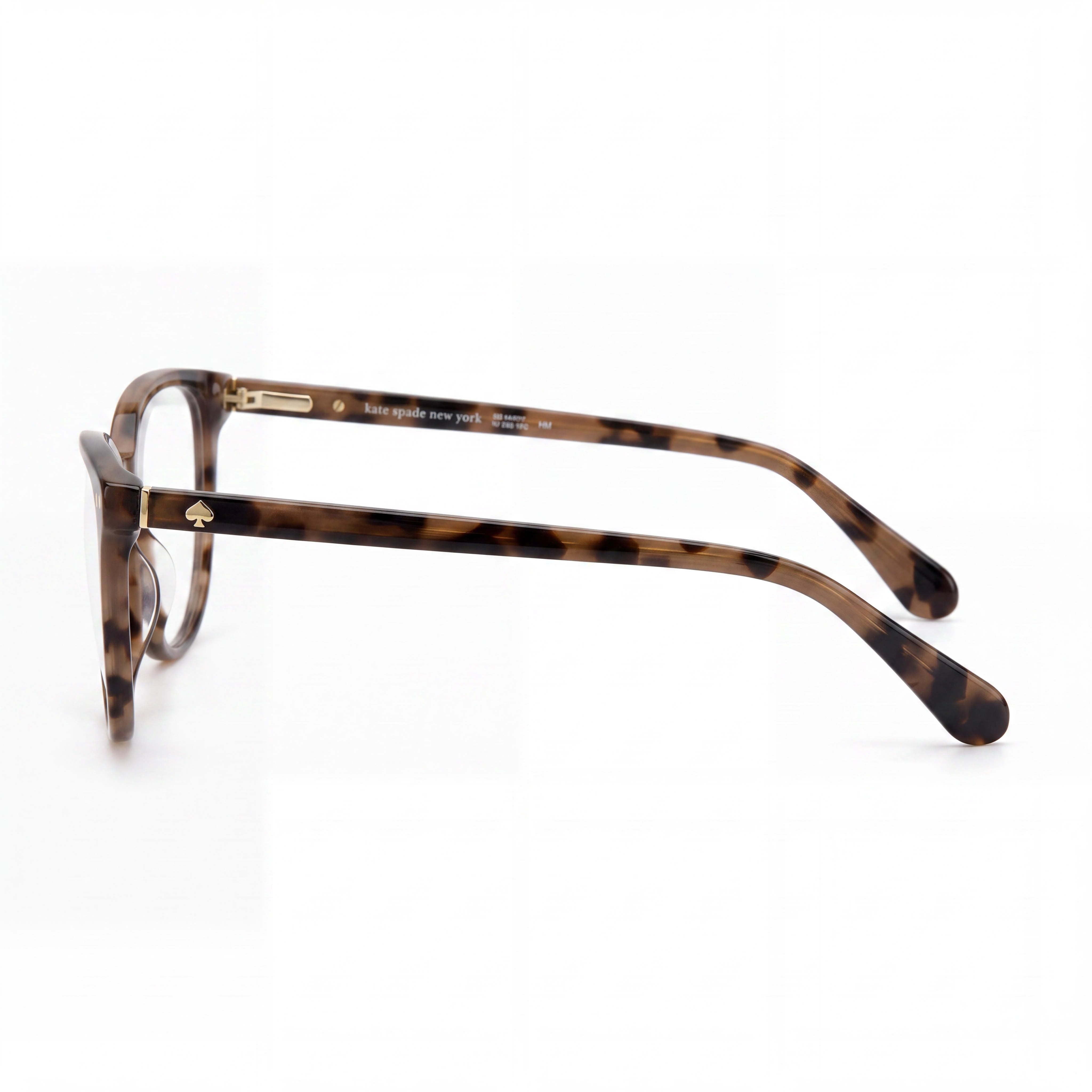kate spade new york Modern Women's Havana Plastic Full Rim Cat Eye Eyeglasses Lens Width 52mm, Photo 2