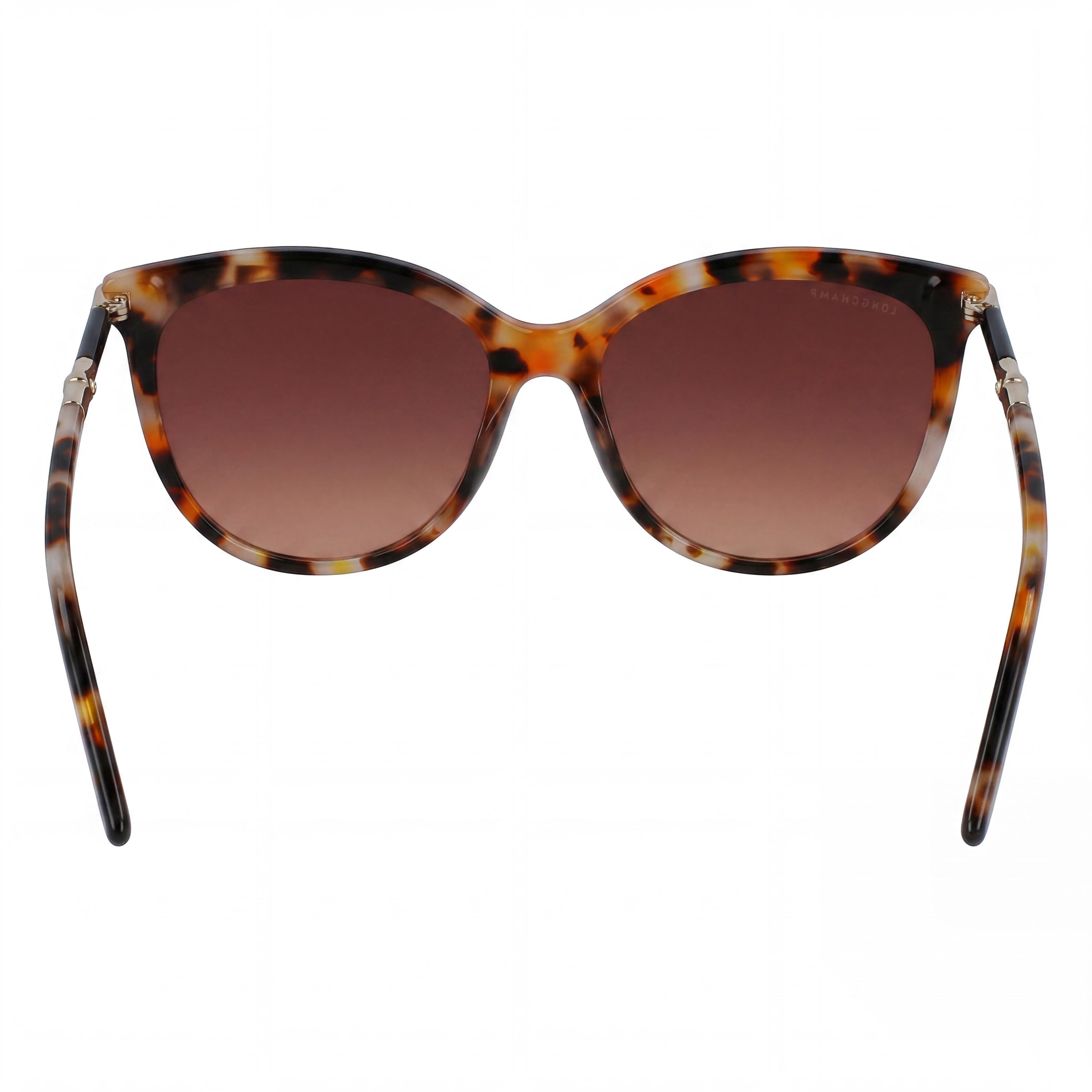 Longchamp Women's LO727S Acetate Casual Sunglasses, Ochre Havana Frame & Lenses, 54mm Lens Width, Photo 4