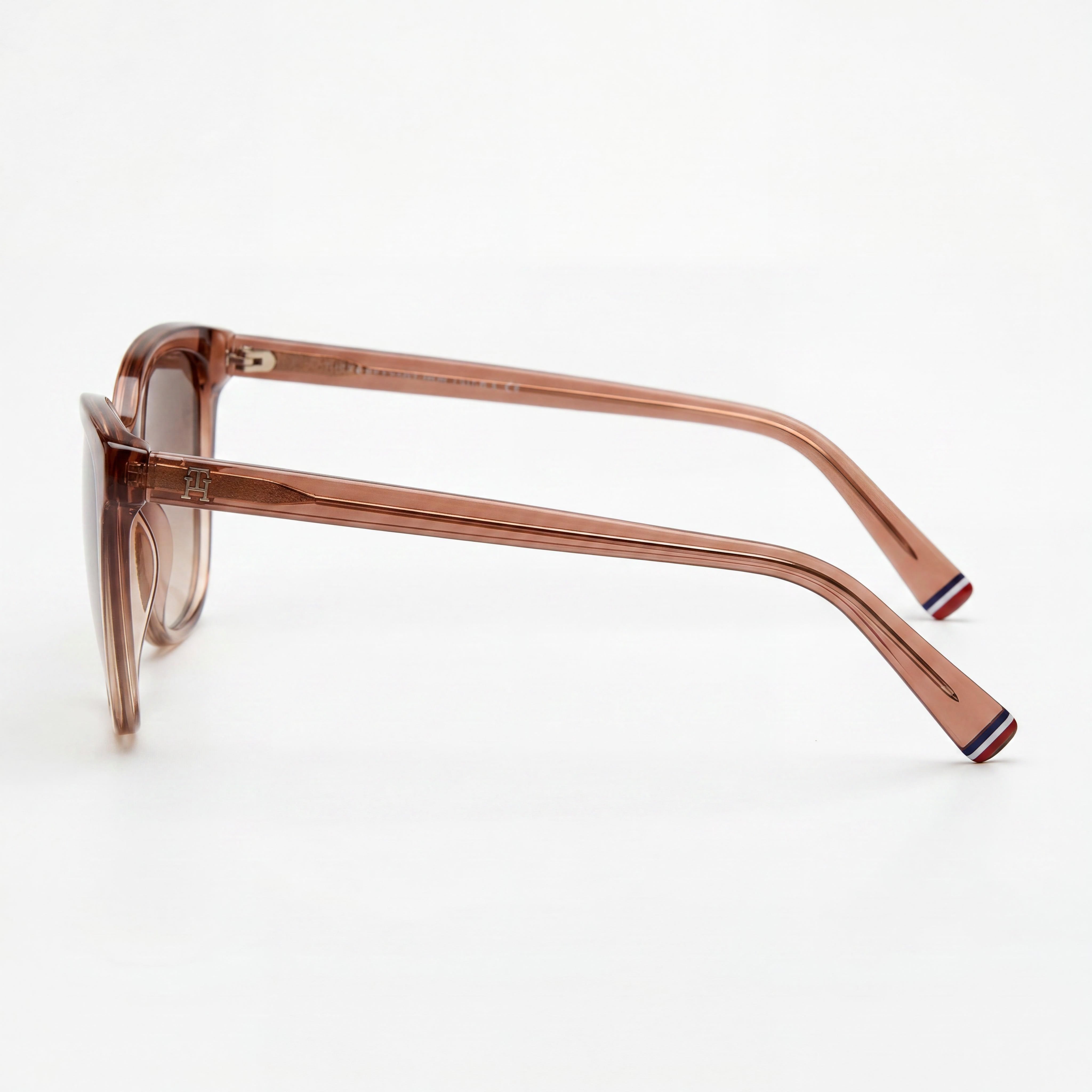 Tommy Hilfiger Th 1981/S Women's Nude Plastic Frame UV Protection Sunglasses Brown Shaded 54mm, Photo 3