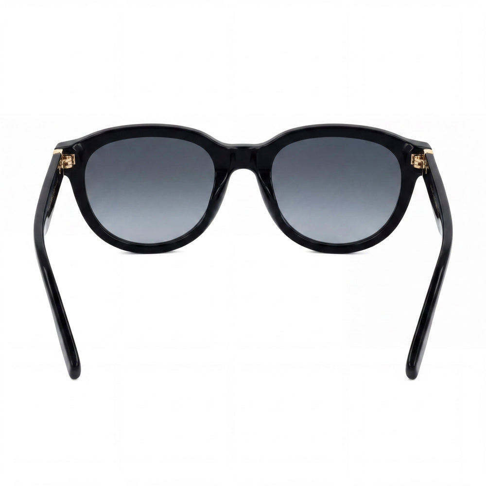 Marc Jacobs Modern Women's Black Plastic Frame with Black Polycarbonate UV Protection Lenses Sunglasses 52mm