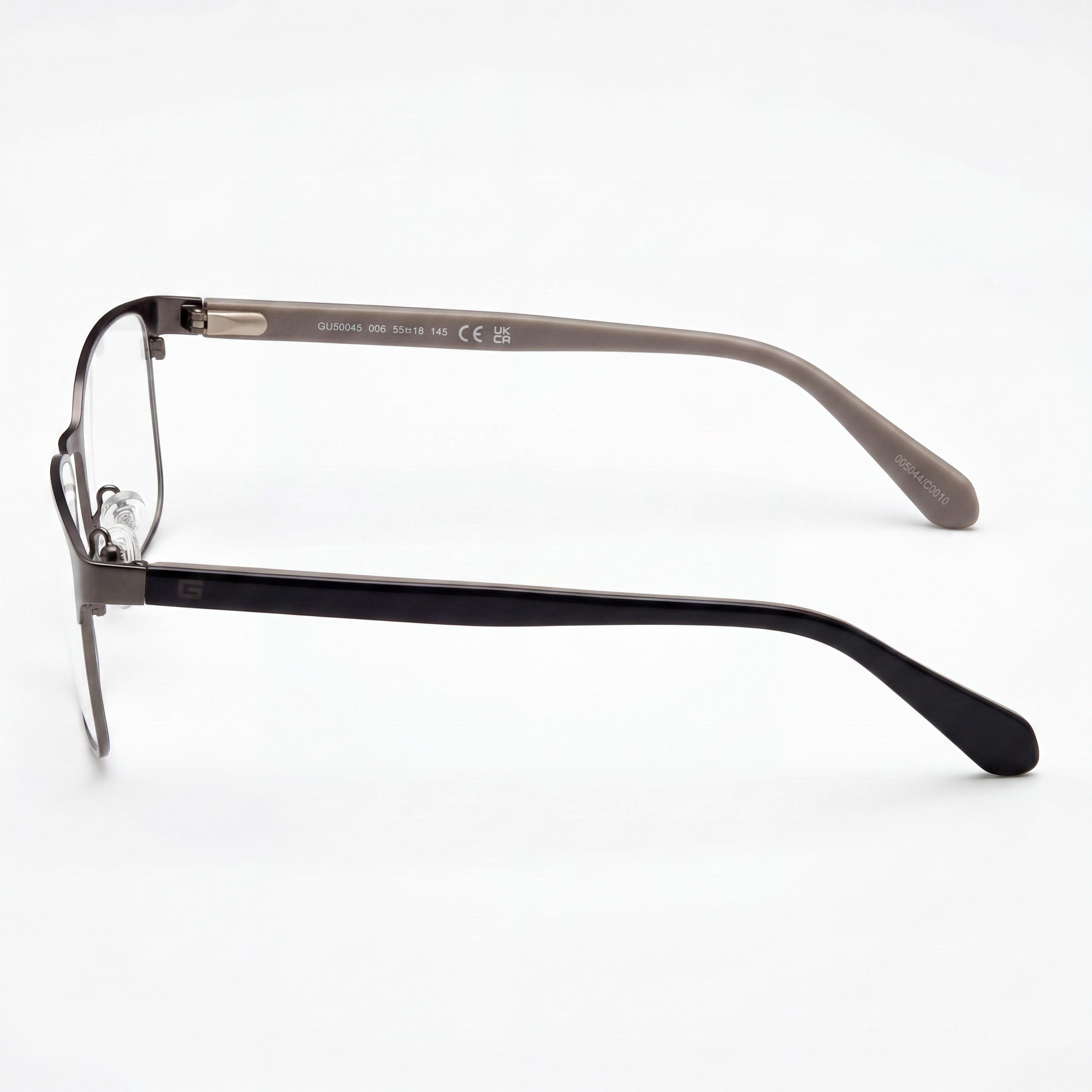 Guess GU50045 Shiny Dark Nickeltin Eyeglasses for Men, 55mm, Photo 2