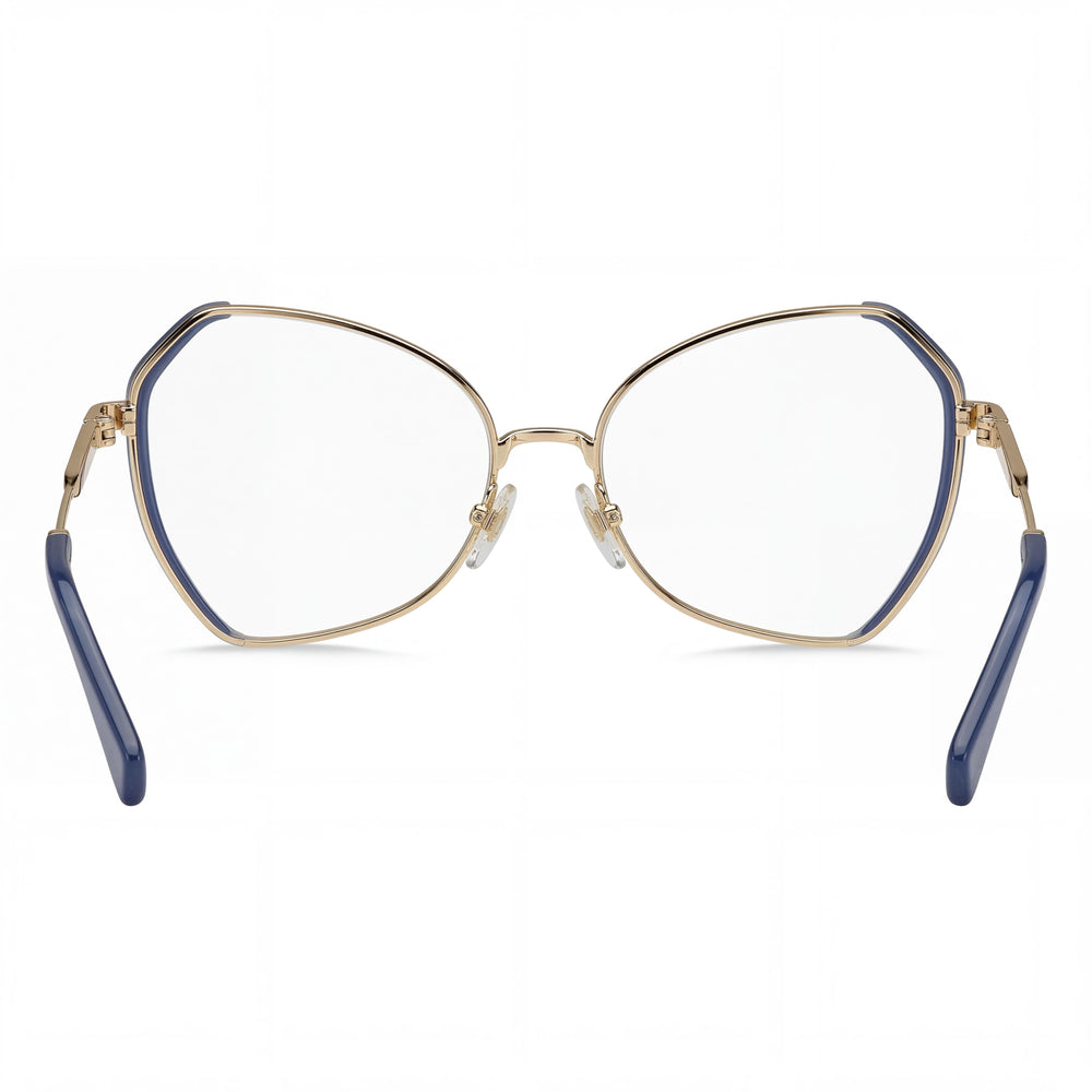 Gafas de sol Marc Jacobs Mj 1081 de aleación de acero dorado y azul no polarizadas para mujer 55mm