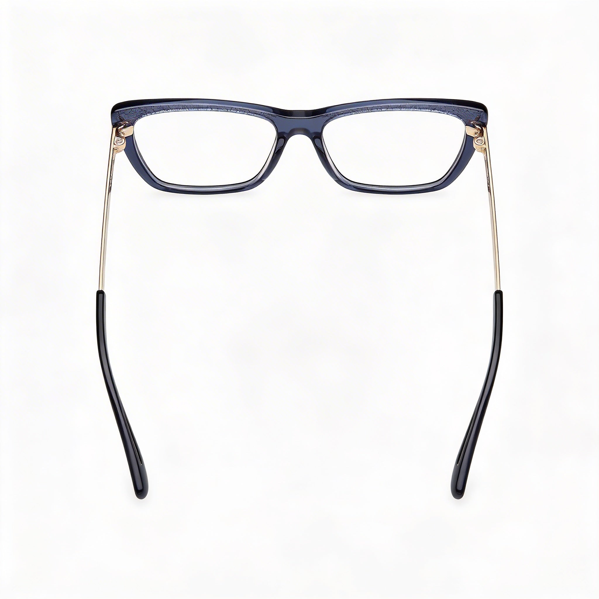 Gafas Guess Gu50246 para mujer con montura de plástico azul brillante, sin cristales, ancho de lente 50 mm, puente 16 mm, patilla 140 mm, Photo 2