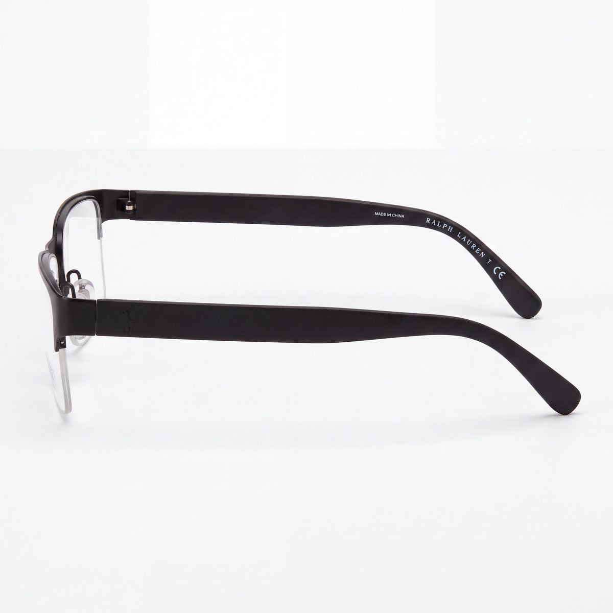 POLO RALPH LAUREN Ph1164 Men's Matte Black Metal Frame Prescription Ready Eyeglasses Lens 56mm Bridge 17mm Temple 145mm, Photo 2