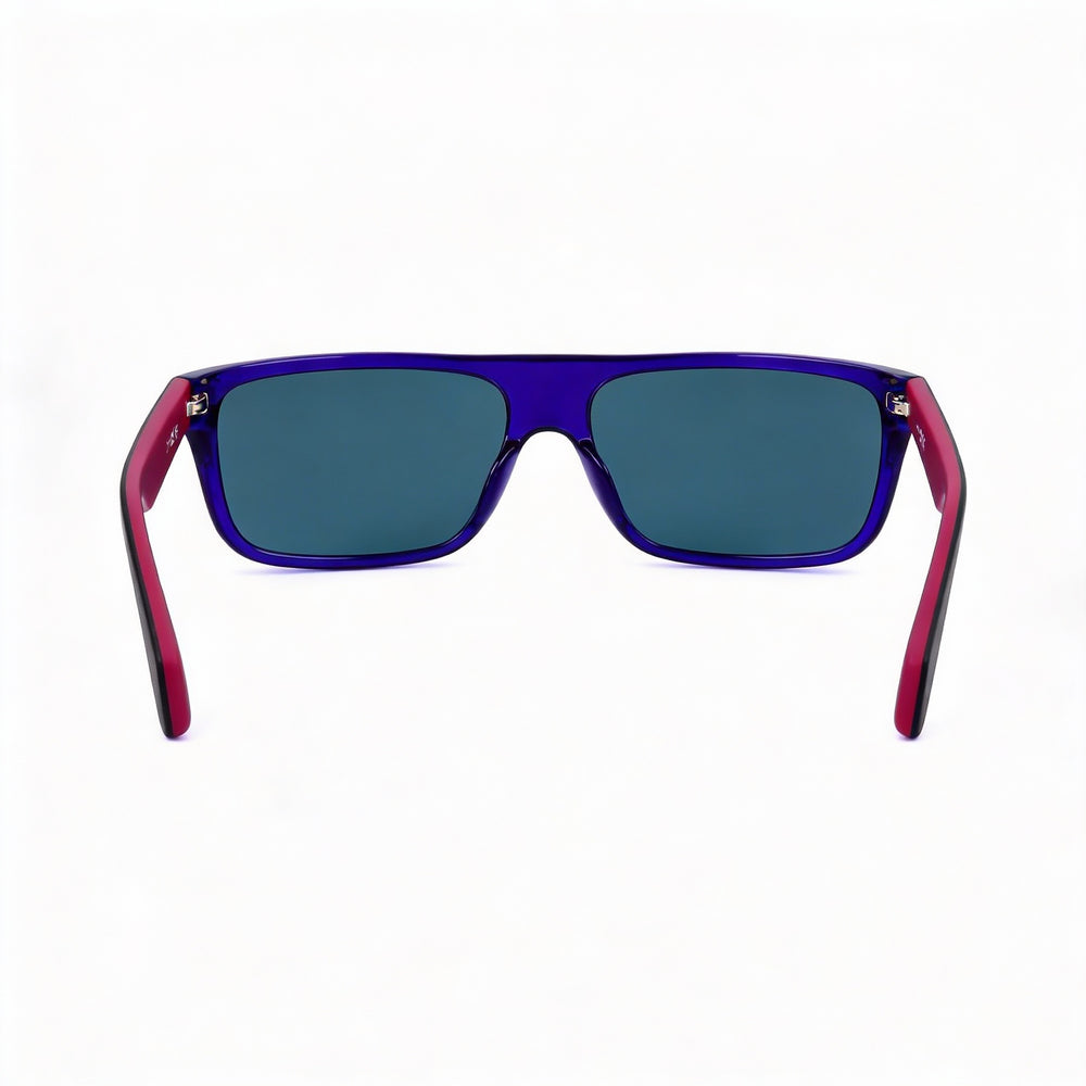 adidas Originals OR0023 Unisex Plastic Frame Non-Polarized Shiny Violet Red Gradient Purple Mirror Sunglasses 59mm