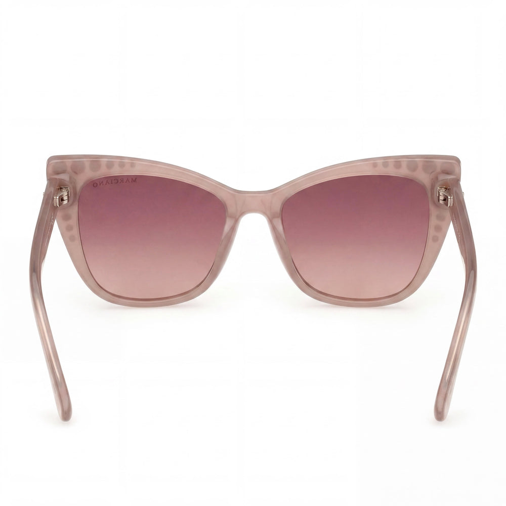 GUESS by Marciano Gm00000 Unisex Montura Inyectada, Beige Brillante, Lentes No Polarizadas 54/17/145