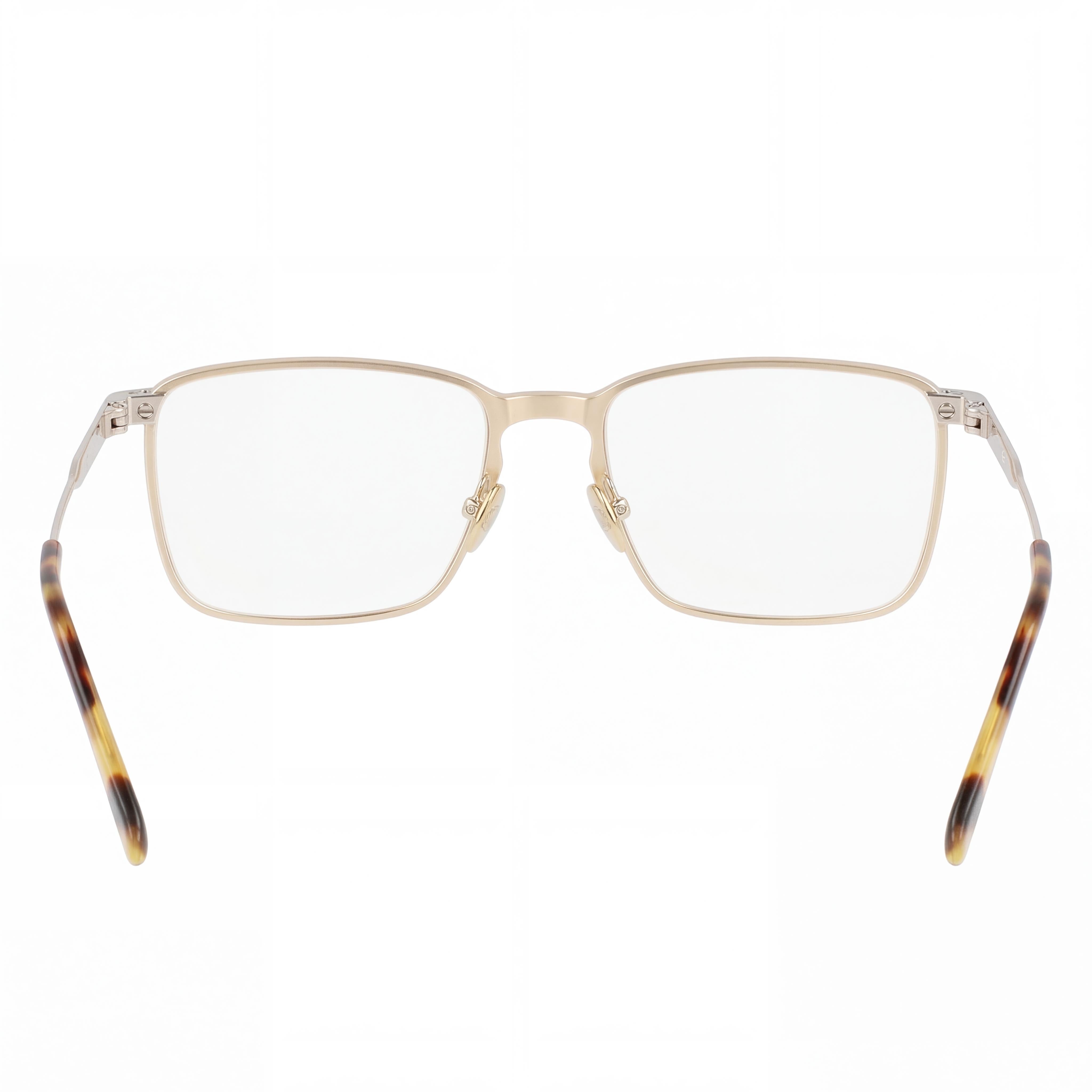 Gafas Oftálmicas Informales Lacoste para Hombre, Montura Oro Semimate, 54 mm Ancho de Lente, 18 mm Puente, 145 mm Longitud de Patilla, Photo 4