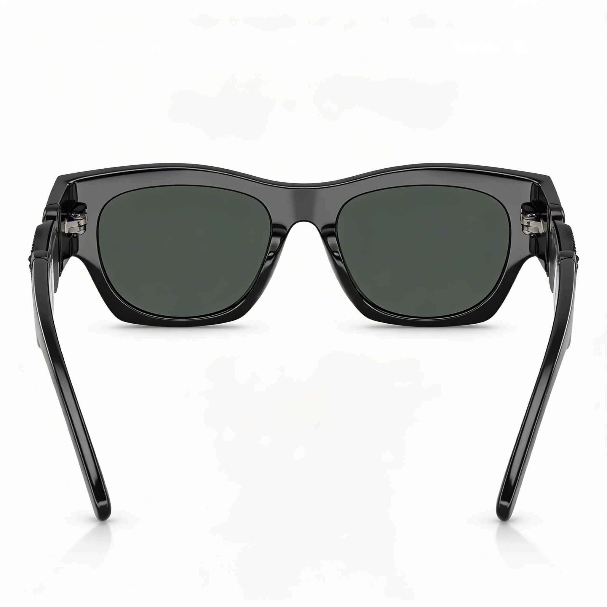 Gafas de sol unisex Versace Ve 4479u, montura de inyección negra gris oscuro, lente de policarbonato no polarizada gris oscuro de 52 mm, Photo 3
