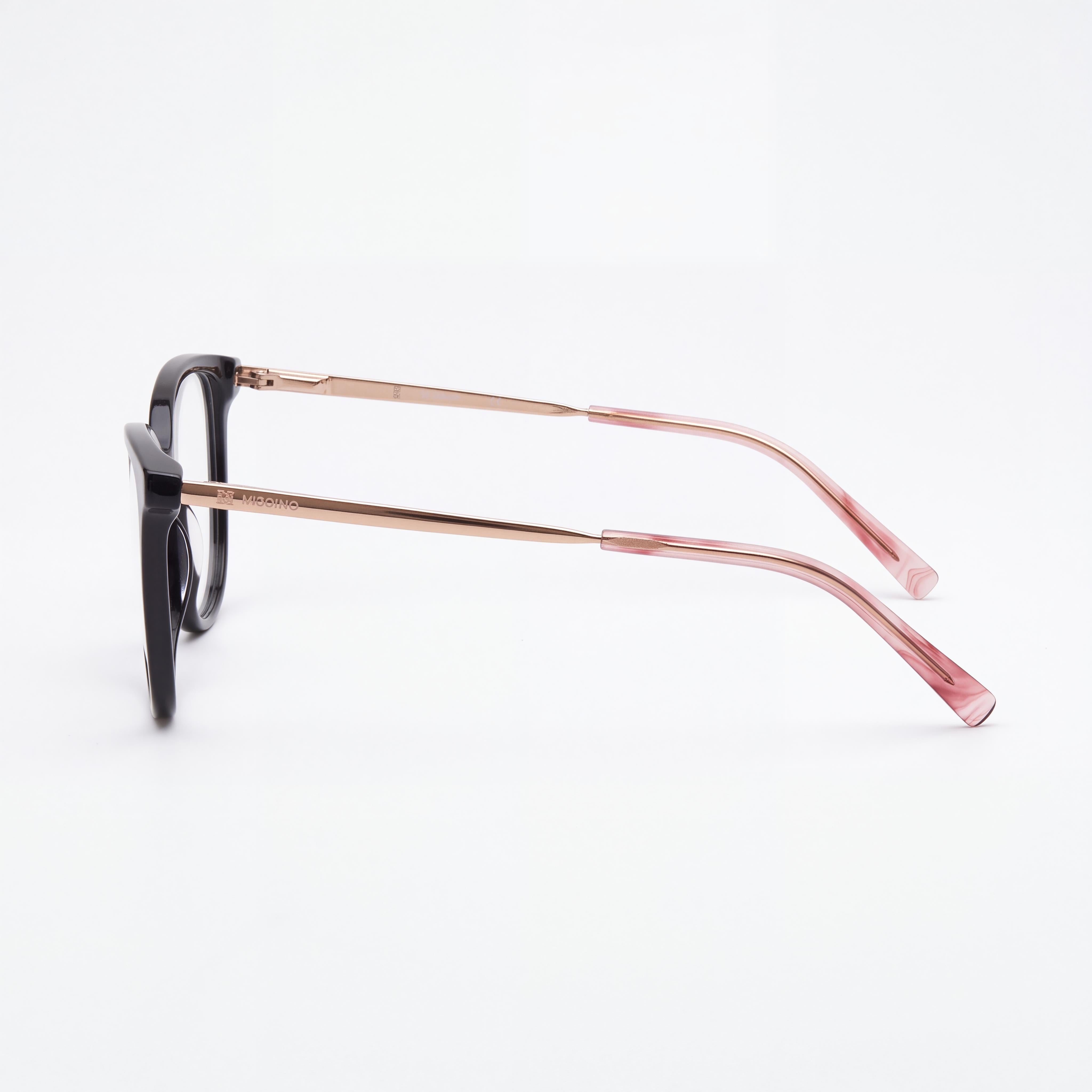 M Missoni Women's MMI 0016 Color Line Collection Cateye Optical Eyeglasses with Black Acetate Frame, 53mm, Photo 2