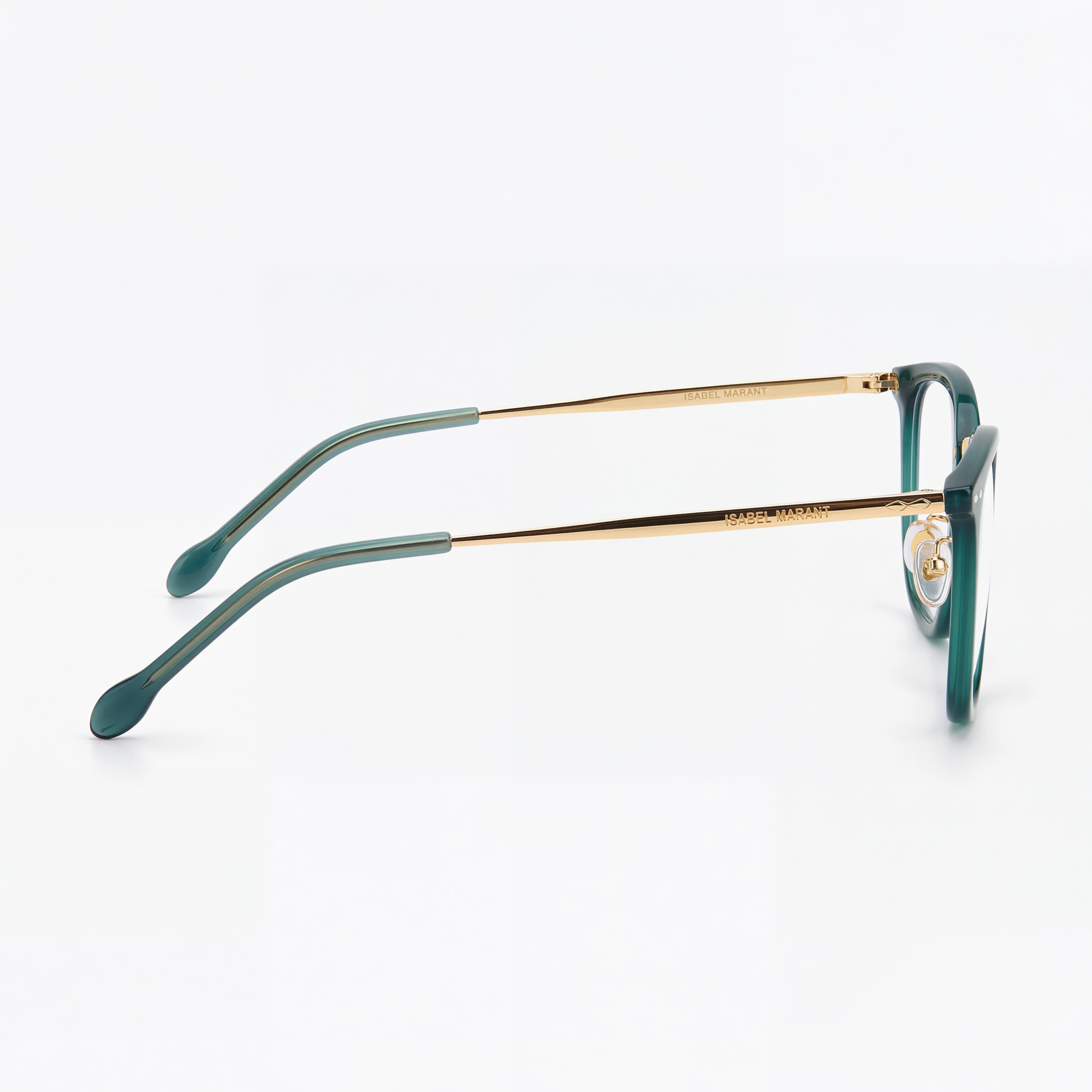 Isabel Marant Im 0045 Moderno Unisex Oro Verde Policarbonato Gafas de Sol 50mm, Photo 3