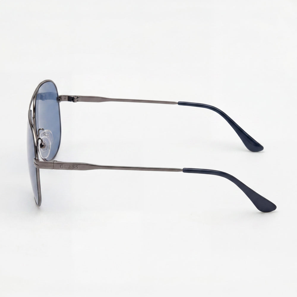 Gafas de sol Guess GF0208 para hombre, estilo aviador, color bronce, con protección UV 100 %.