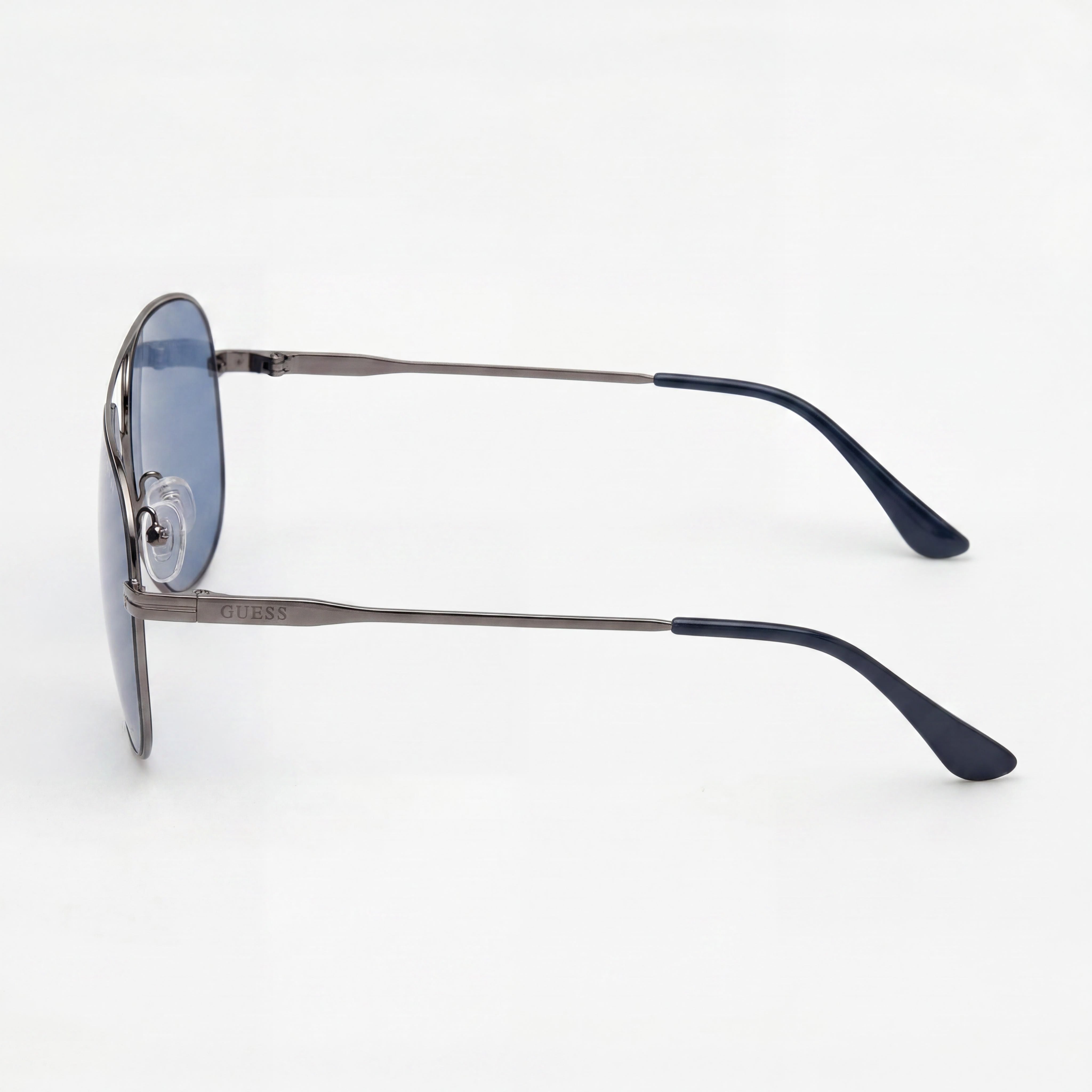 Guess Gf0208 Men's Metal Aviator Gunmetal Sunglasses 100% UV Protection, Photo 3
