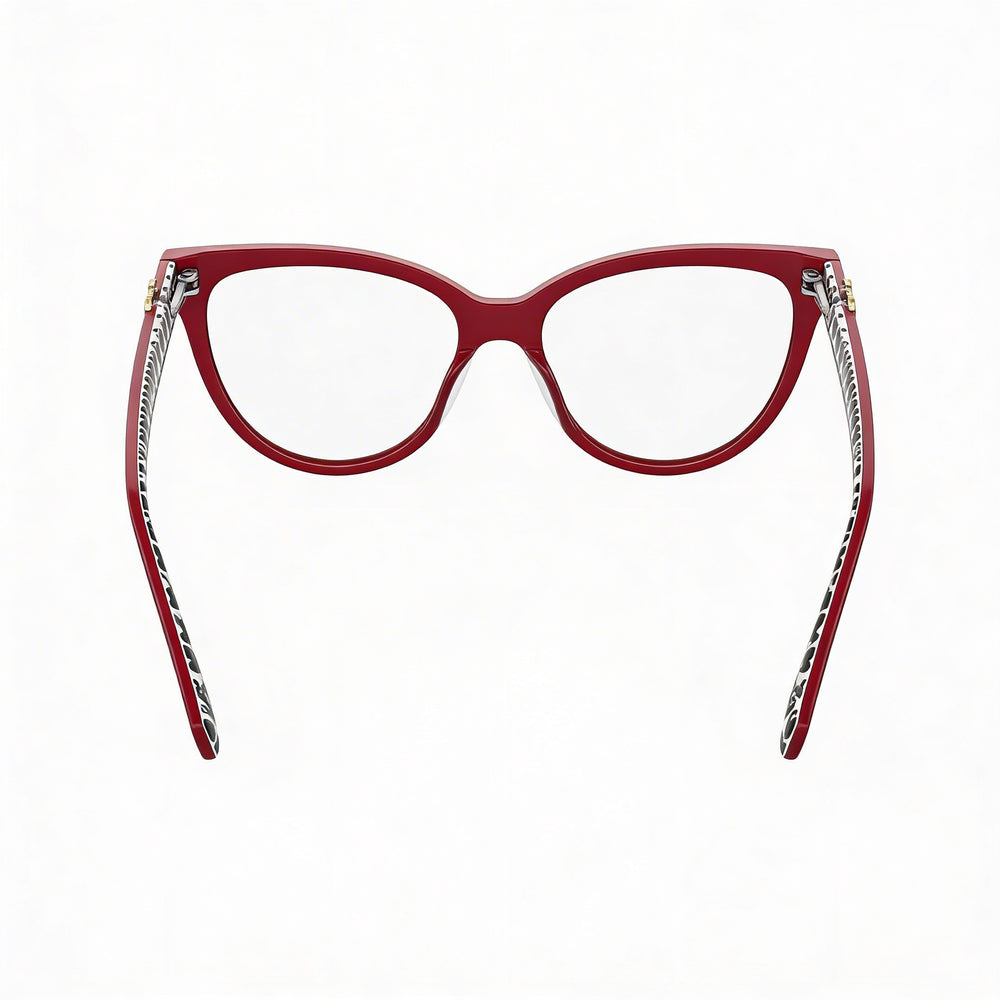 Montura completa de acetato multicolor para gafas de sol Love Moschino CAT-EYE Cat Eye para hombre con logotipo de corazón 52-17-140