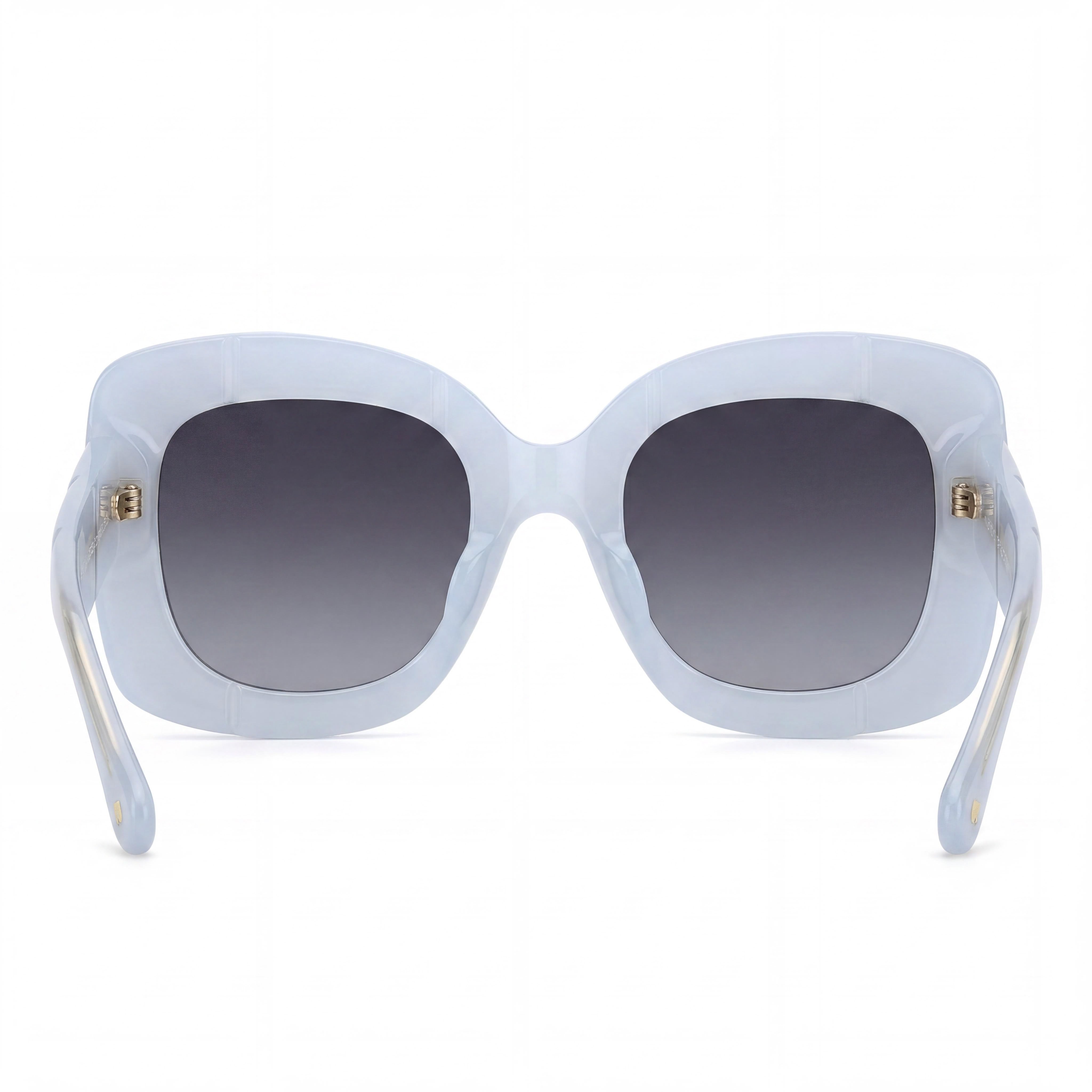 kate spade new york Casual Unisex Acetate Blue Frame Dark Grey Shaded Non-Polarized 50mm Sunglasses, Photo 4