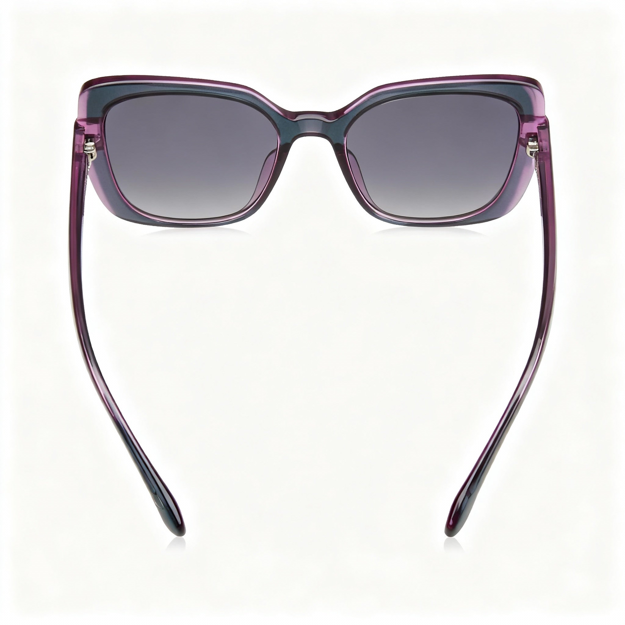 Fossil FOS 3143/S Women's Blue Cellulose Propionate Sunglasses, Dark Grey Shaded Lenses, UV Protection, Size 55-18-140, Photo 3