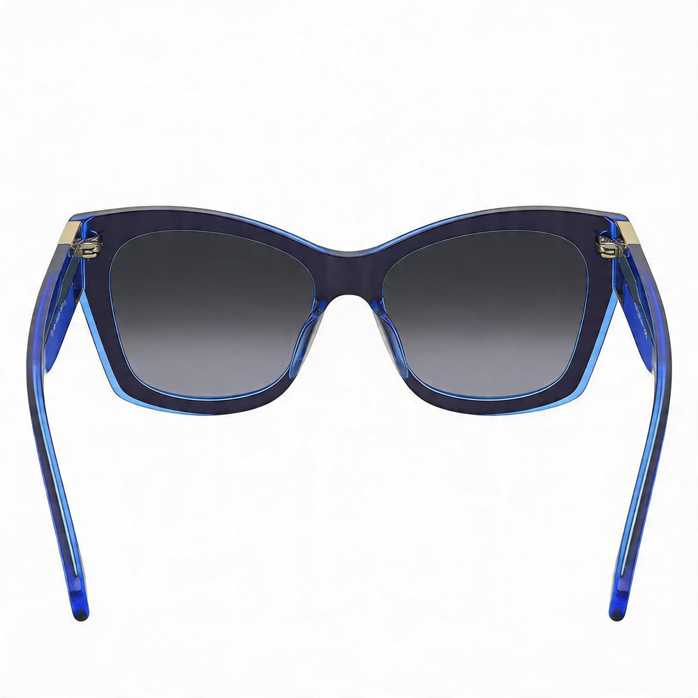 kate spade new york KS JAYDA/G/S Gafas de Sol para Mujer, Acetato Azul, Lente Gris Oscuro, 100 % Protección UV 53-19-140