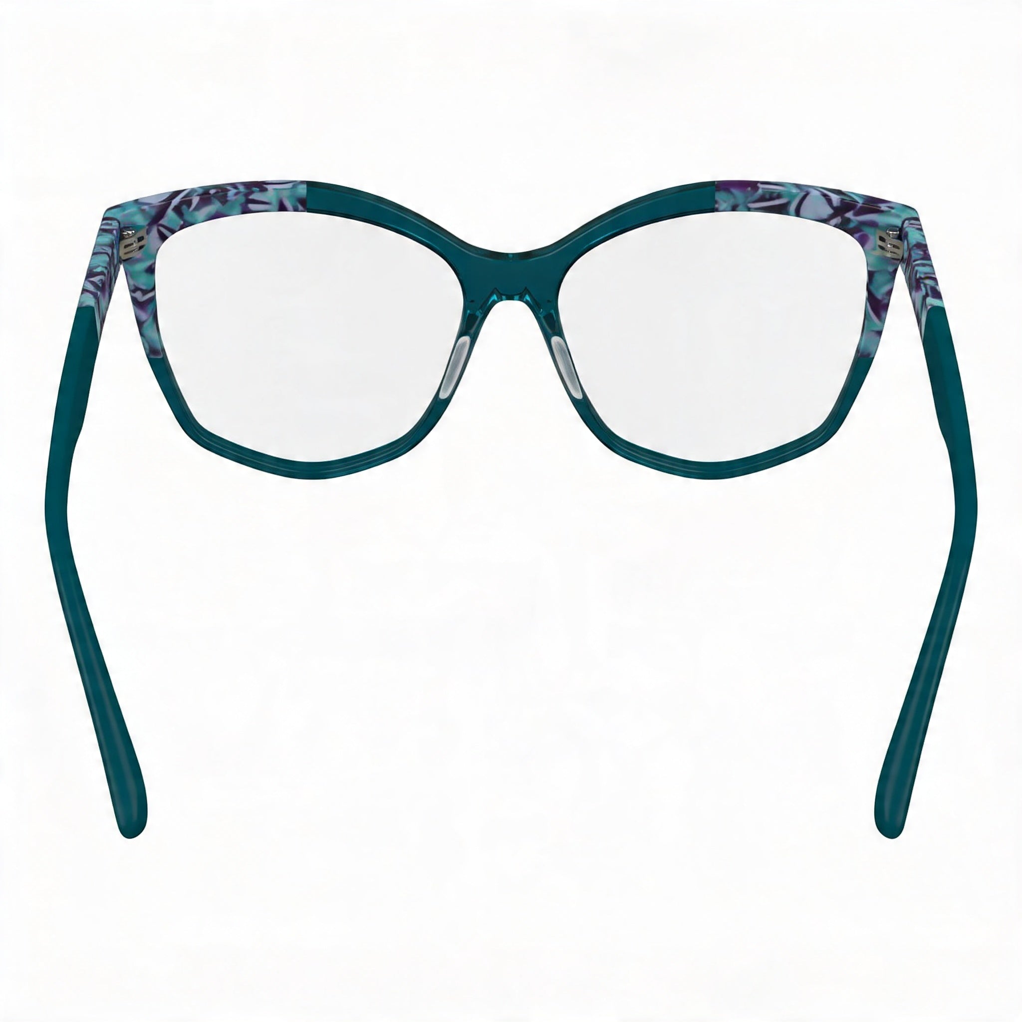 KARL LAGERFELD KL6154 Unisex Sunglasses featuring Blue Marble Blue Acetate Frame & Non-Polarized Lenses 55mm, Photo 4