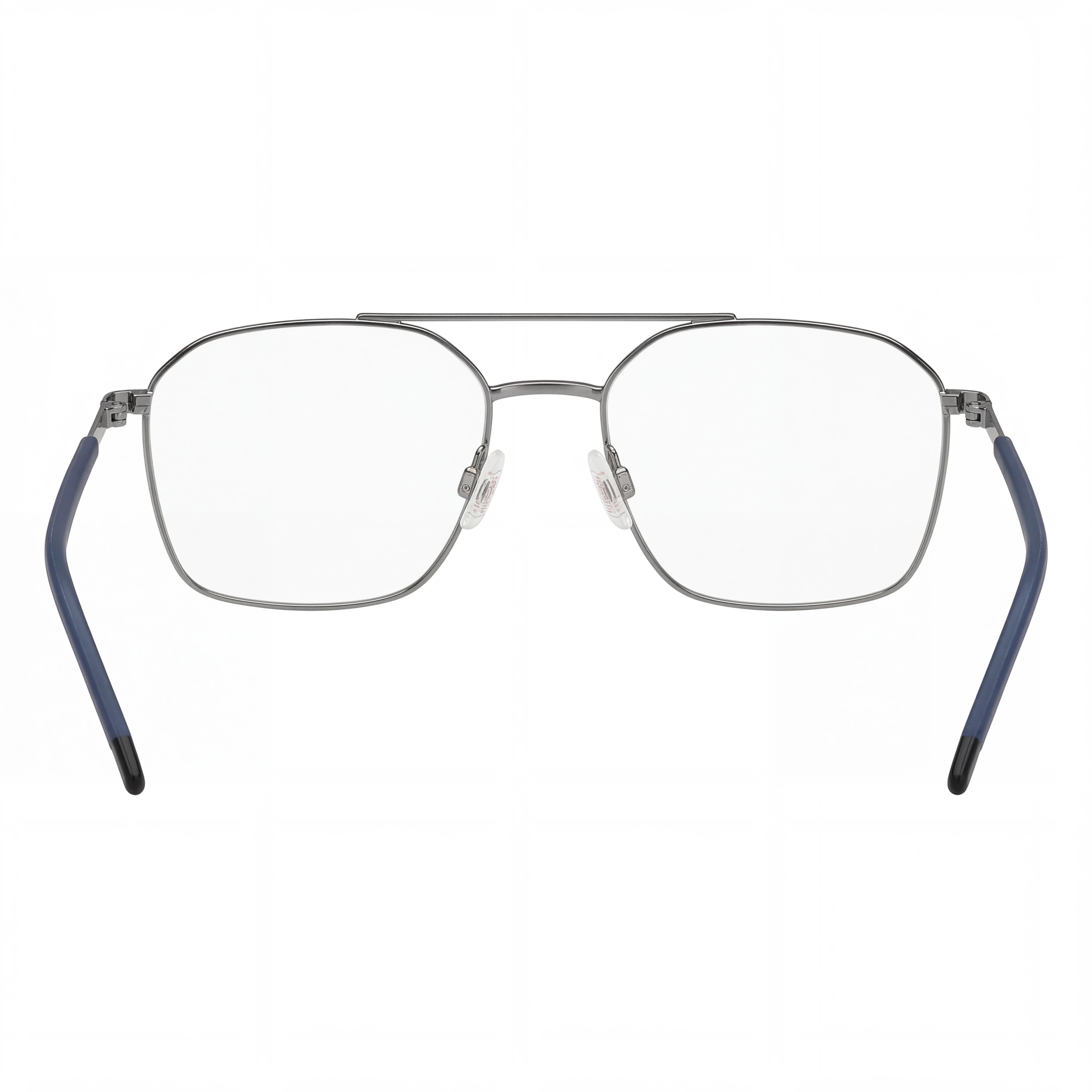 HUGO Men's Hg 1274 Rectangular/Square Metal Ruthenium Frame Sunglasses 55mm, Photo 4