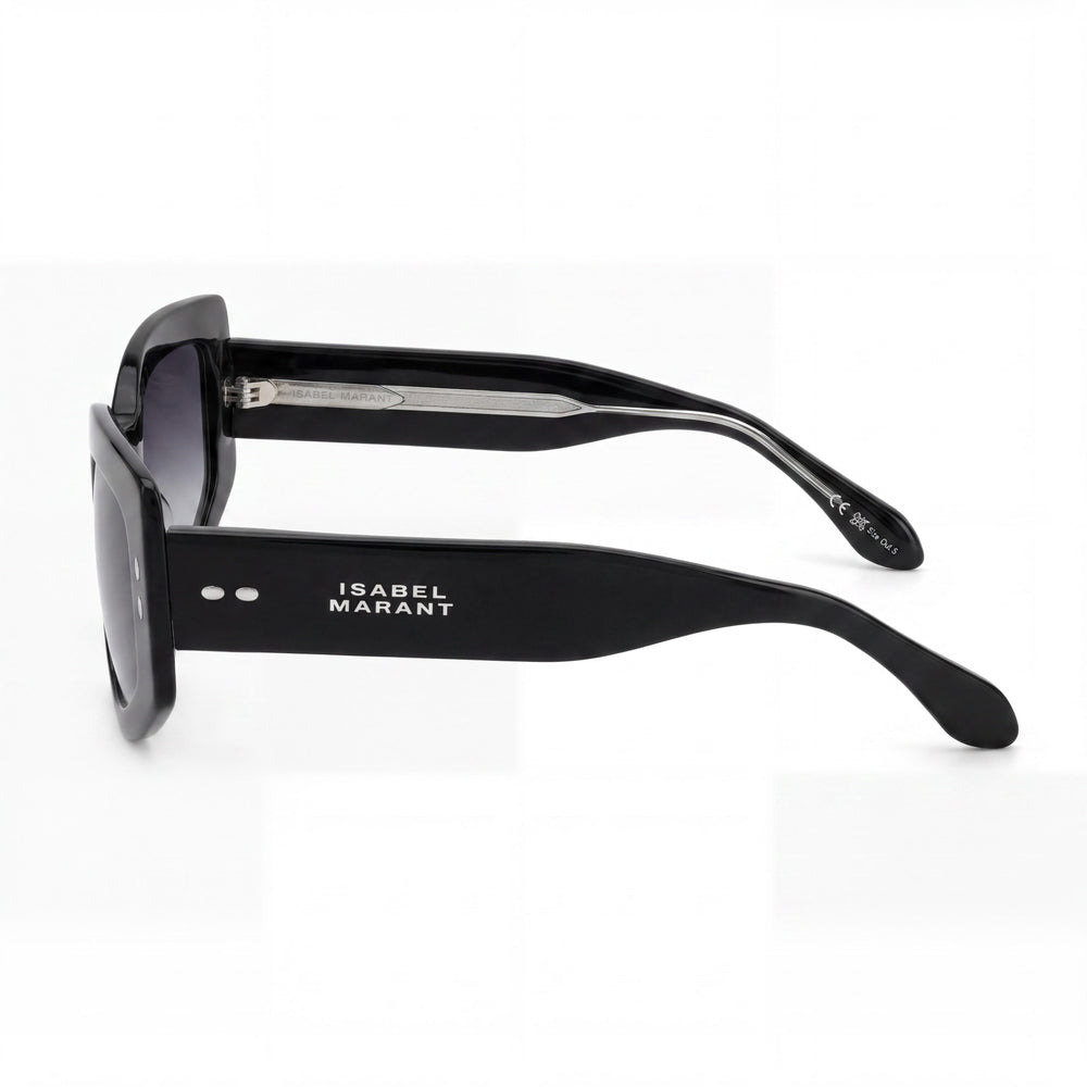 Gafas de sol Isabel Marant de acetato a la moda para mujer, montura gris de acetato, lentes de policarbonato, no polarizadas, 54 mm