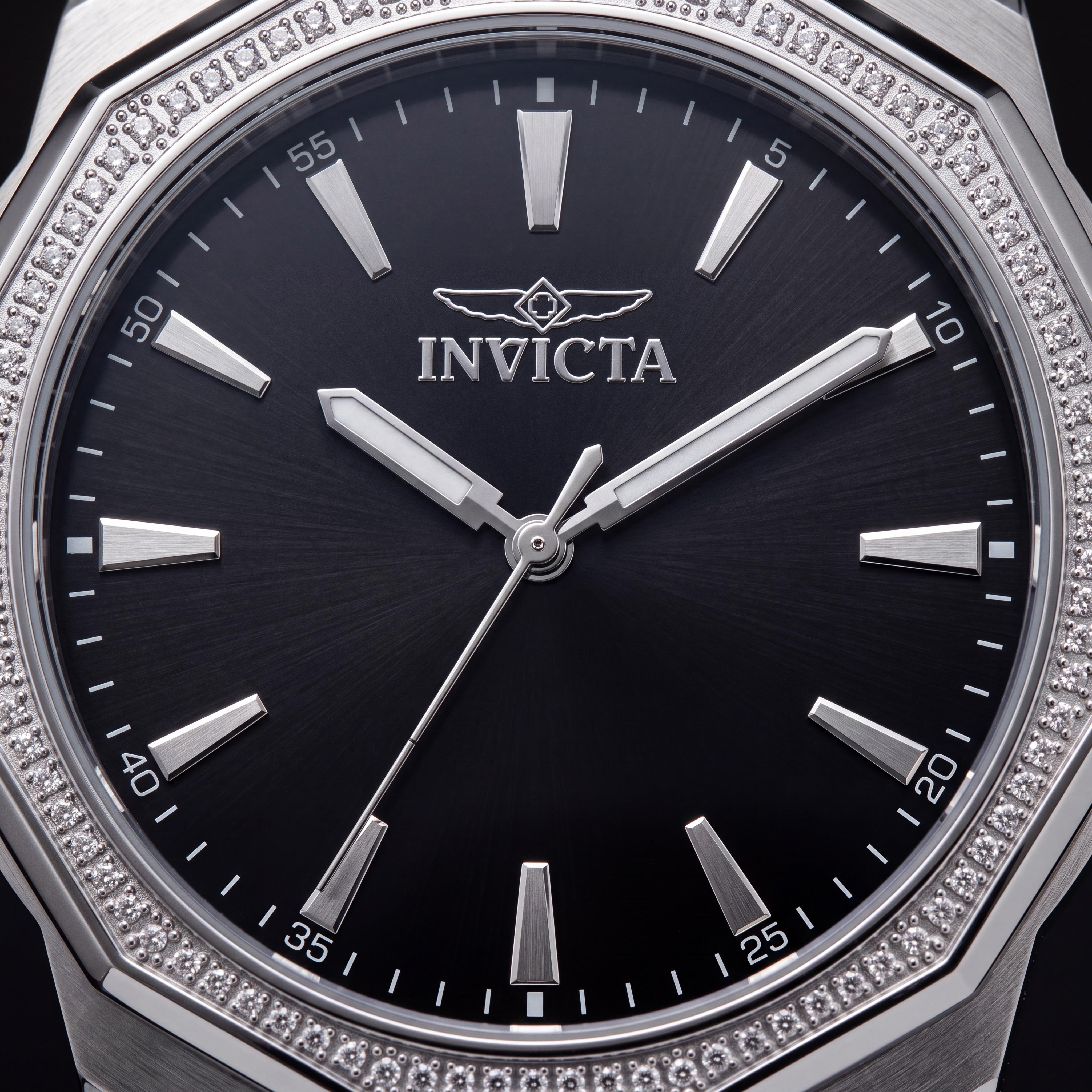 Invicta Speedway 49103 Unisex Quartz Stainless Steel Bracelet Watch 42mm Black Dial, Photo 2