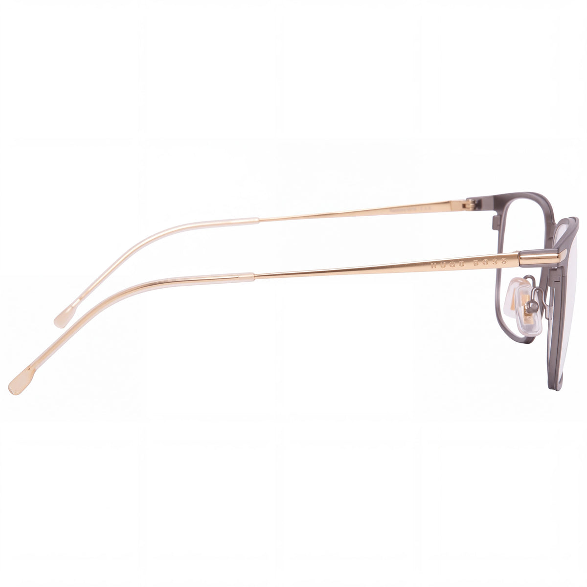 Gafas graduadas Hugo Boss 1253 para hombre, cuadradas y de aro completo con montura de titanio, gris rutenio mate, 55 mm, Photo 3