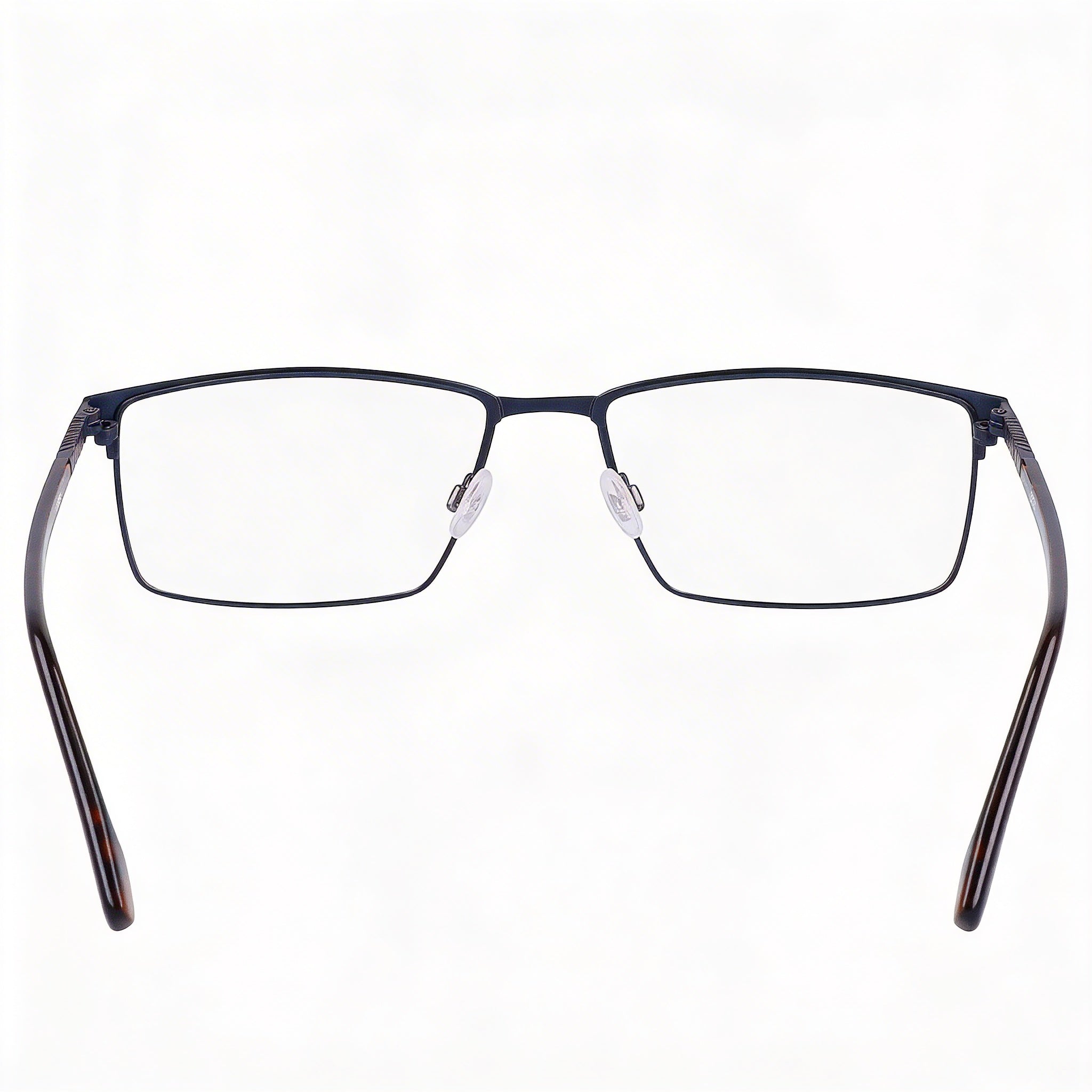 Flexon E1129 Unisex Eyewear with Matte Navy Acetate Frame, Non-Polarized Polycarbonate Lenses, Lens Width 59mm, Photo 4
