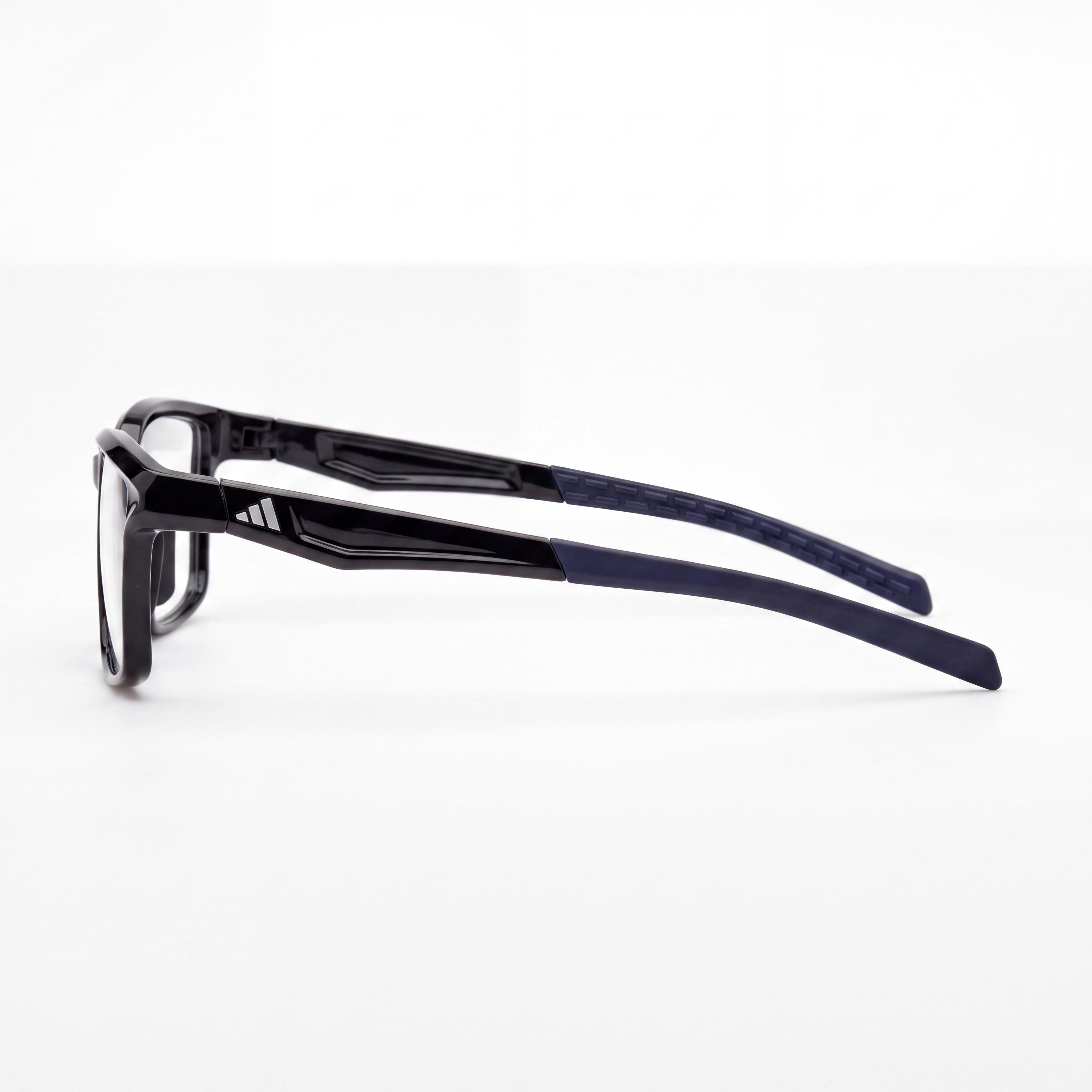 Adidas Sport SP5115-H Unisex Non-Polarized Injected Frame Sunglasses, Shiny Black, Multicolor Lens, 57-17-140, Photo 2