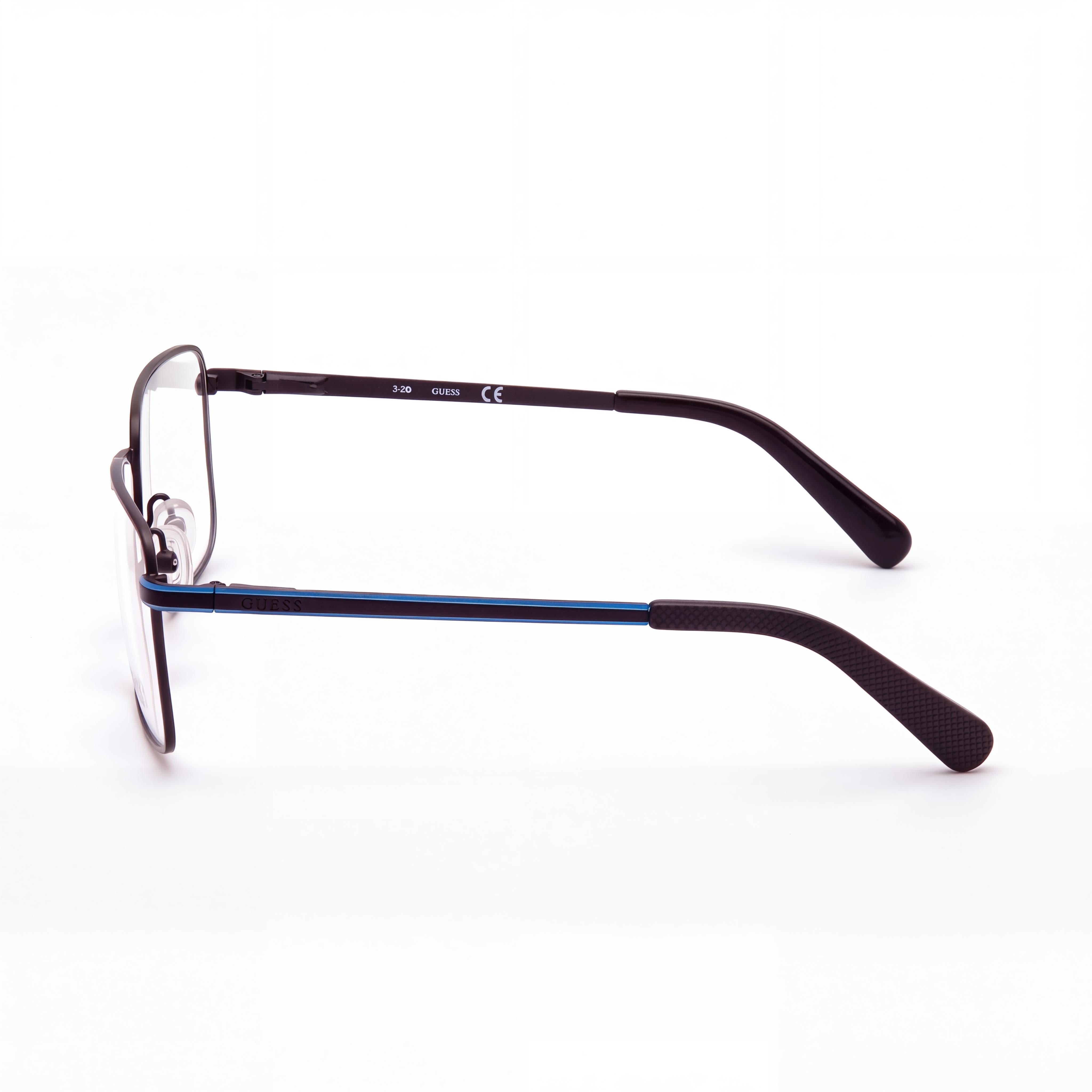 GUESS Women's Black Matte Eyeglasses Frames, Photo 2