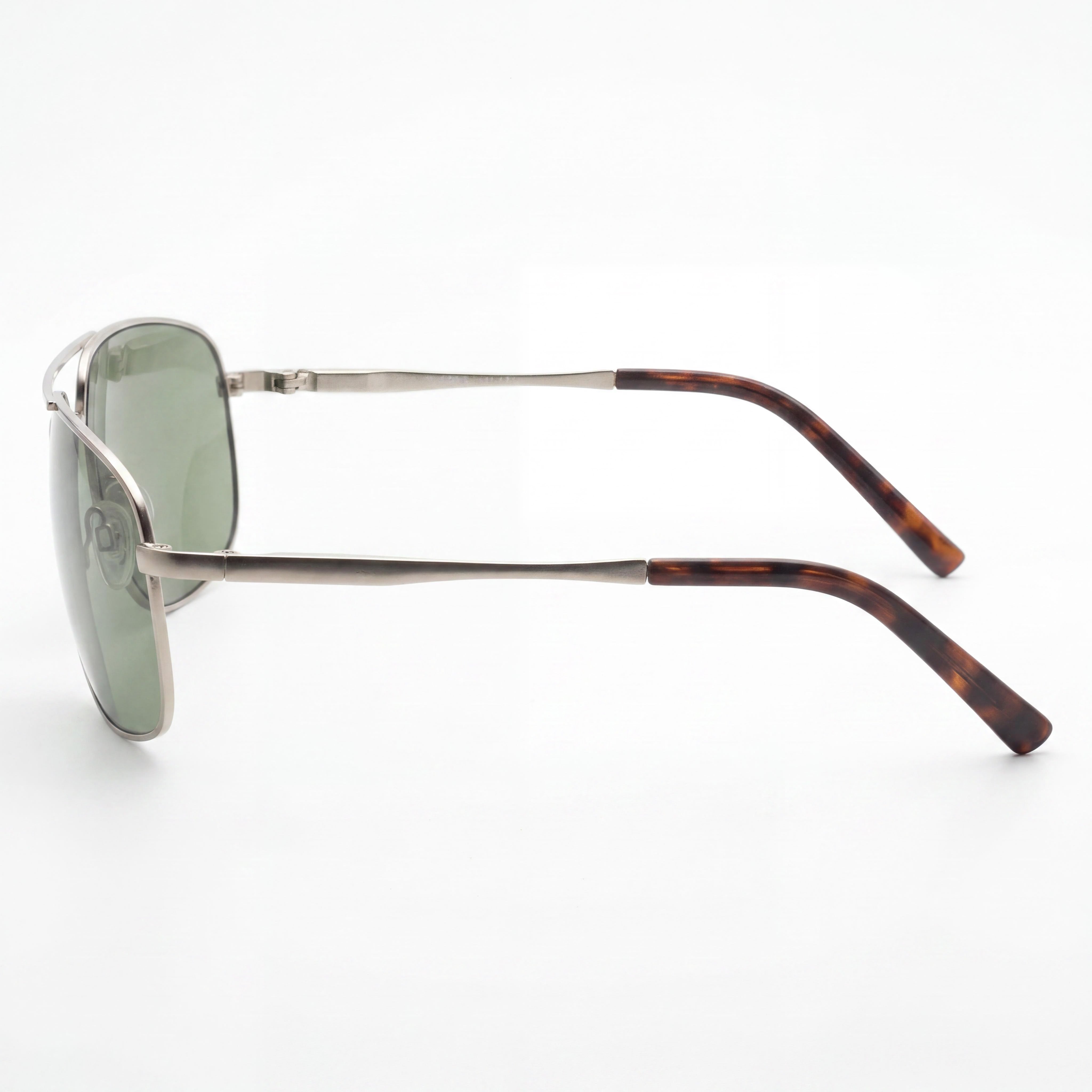 Gafas de sol GUESS Gf0232 para mujer, montura verde níquel-estaño claro mate, lentes verdes, protección UV, patillas de 145 mm, Photo 3
