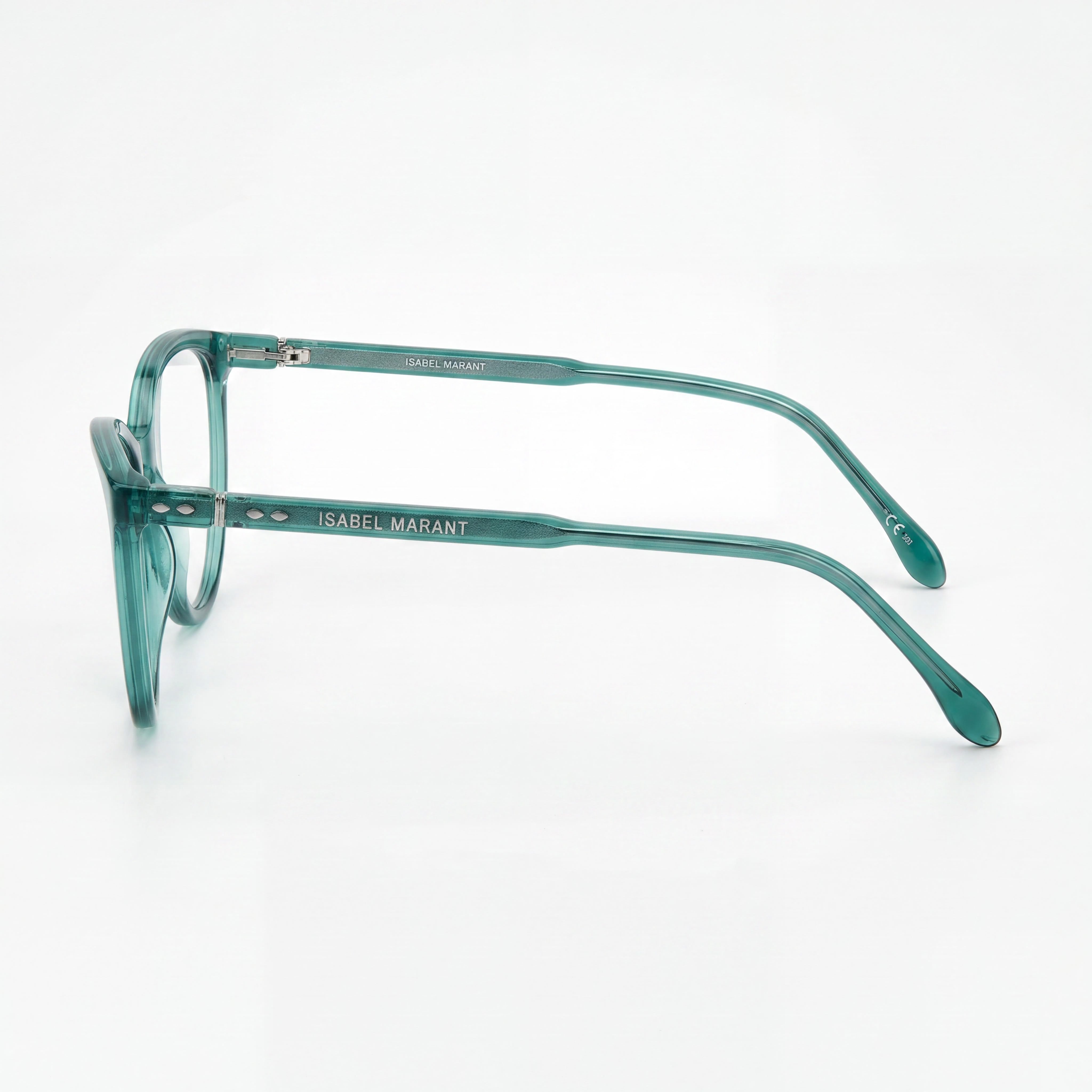 Isabel Marant Im 0065 Women's Teal Acetate Frame Sunglasses with Polycarbonate Lenses, 55-16-140mm, Photo 3