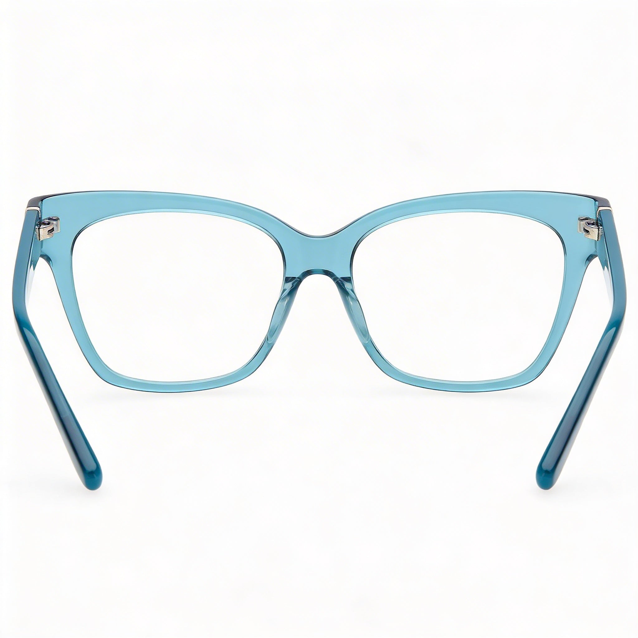 Gafas GUESS de mujer Gu50233 con montura de plástico y lentes de policarbonato transparente en color turquesa nacarado, tamaño 53-17-140mm, Photo 3