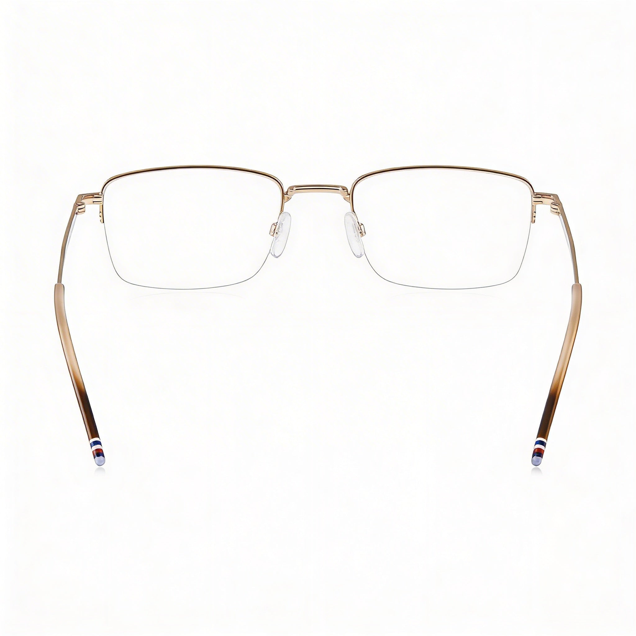 Tommy Hilfiger Th 2036 Modern Men's Alloy Steel Eyewear, Light Gold Frame & Lenses, 52mm Lens Width, Photo 3