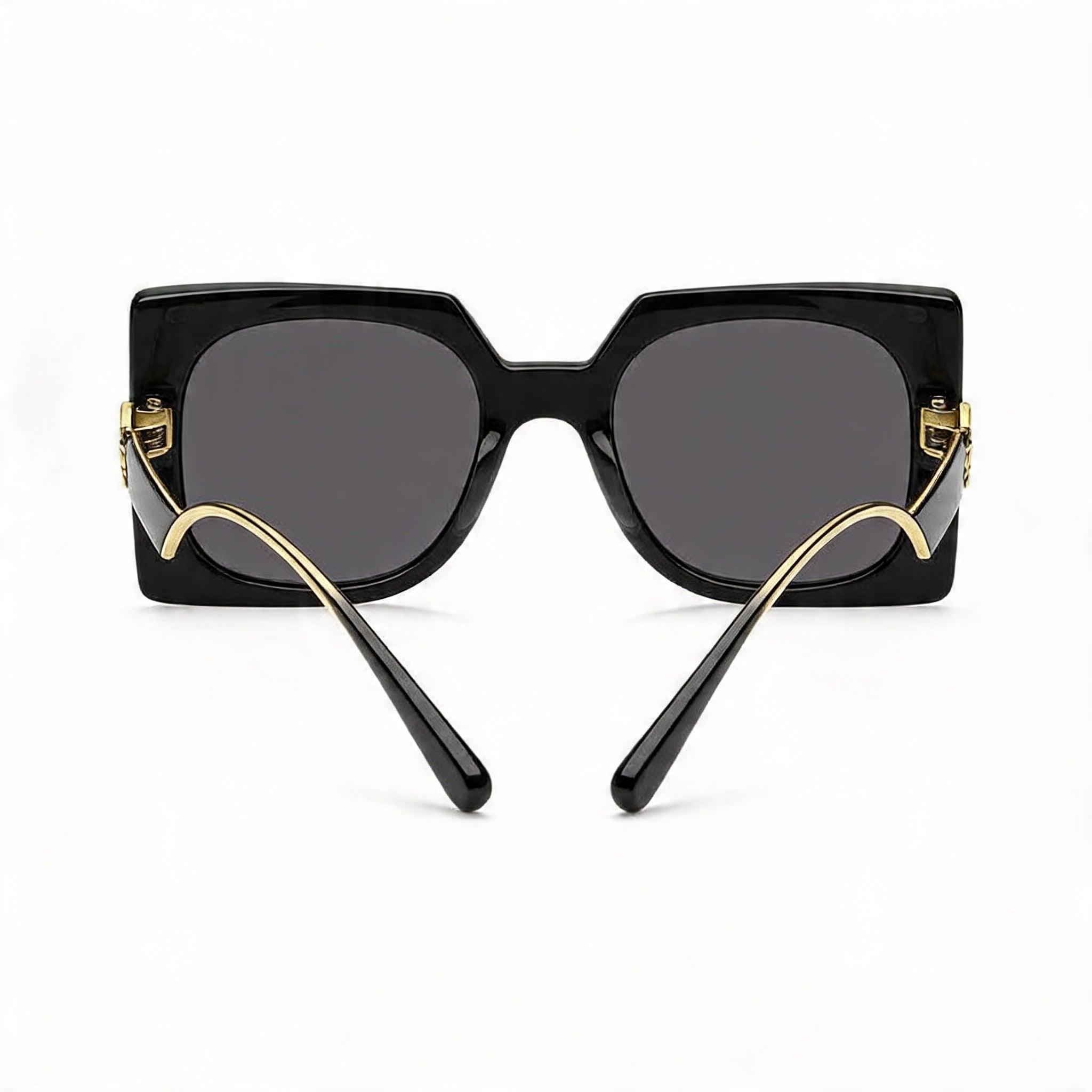 Gafas de sol clásicas Etro para mujer, montura de acetato en gris y negro, lentes negras no polarizadas de 54 mm, Photo 4